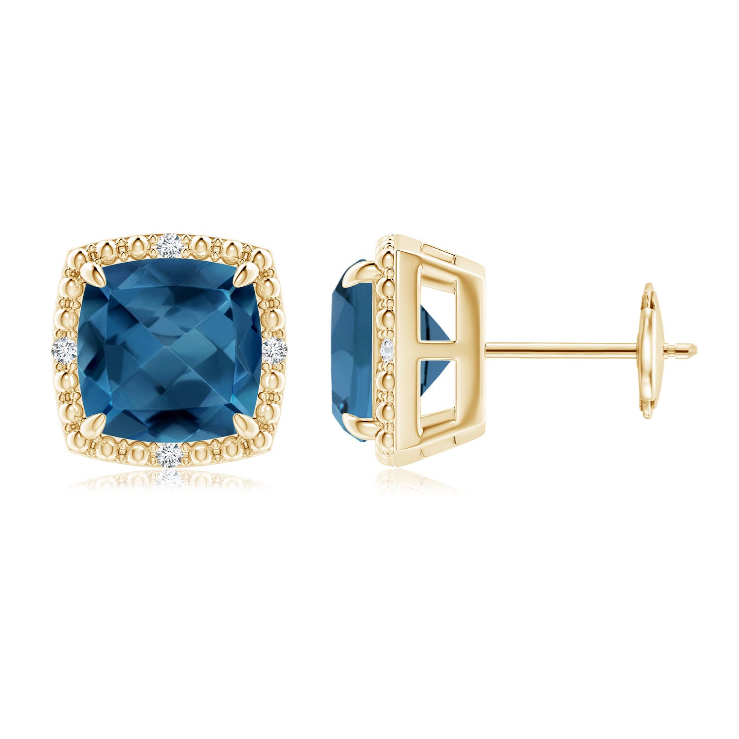 AA - London Blue Topaz / 5.06 CT / 14 KT Yellow Gold