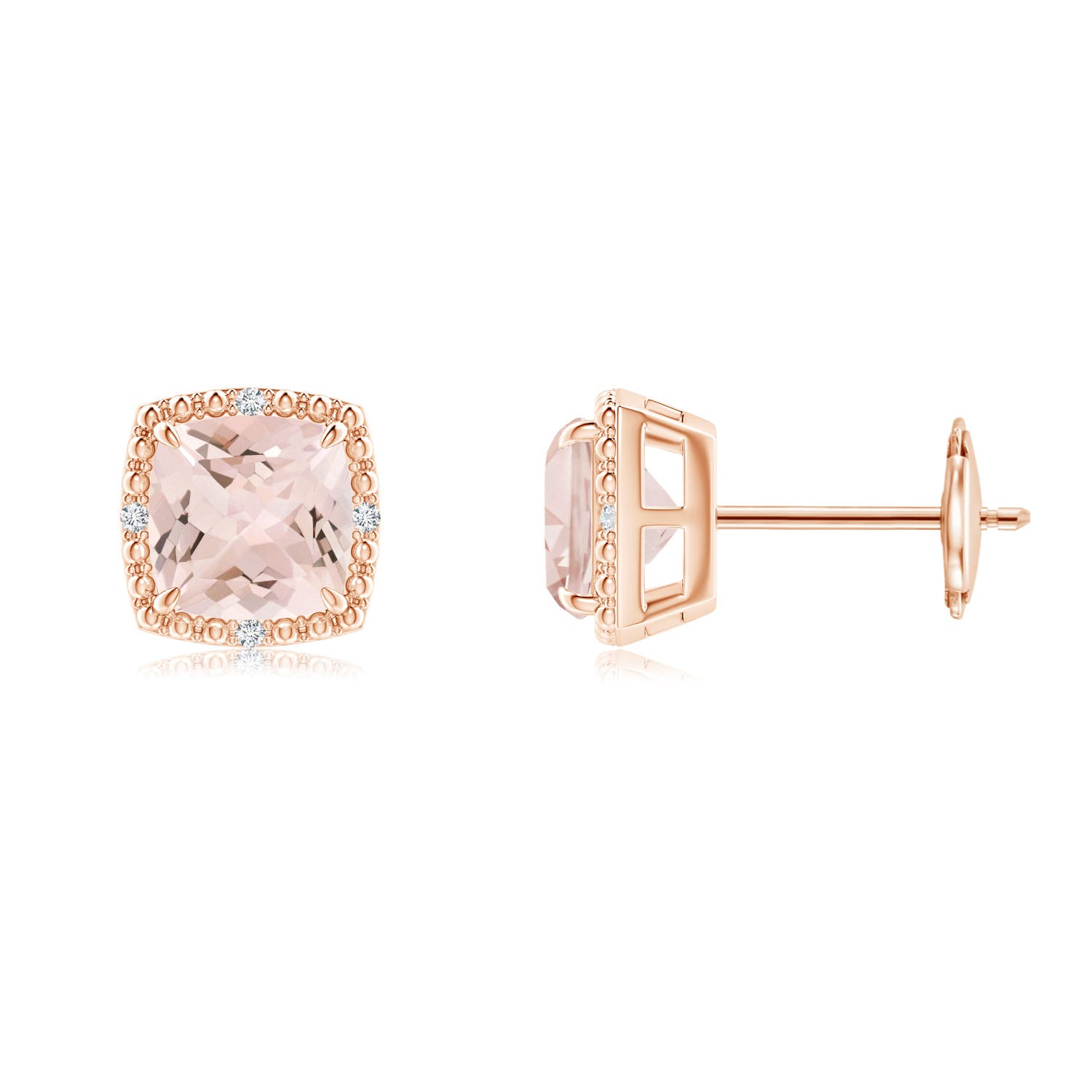 AA - Morganite / 1.52 CT / 14 KT Rose Gold