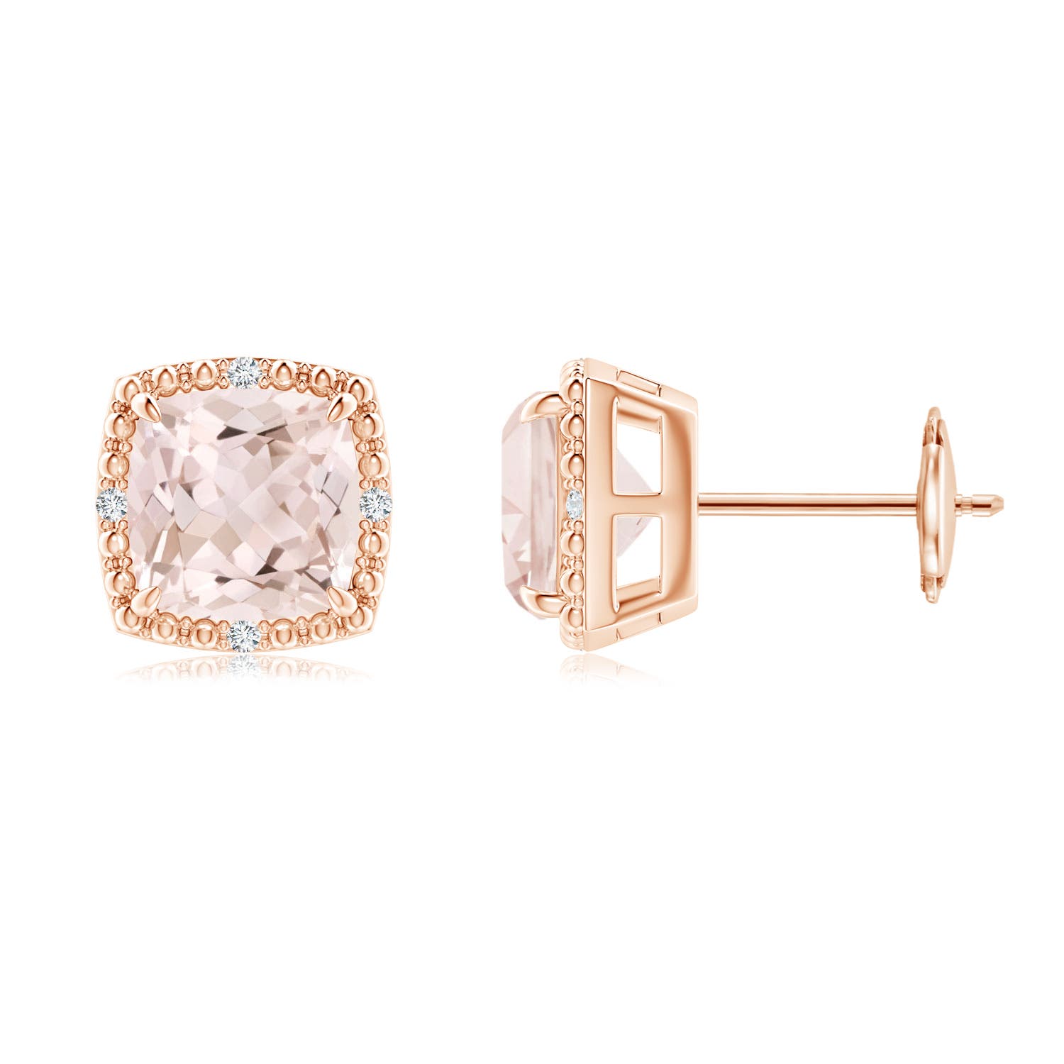 A - Morganite / 2.45 CT / 14 KT Rose Gold