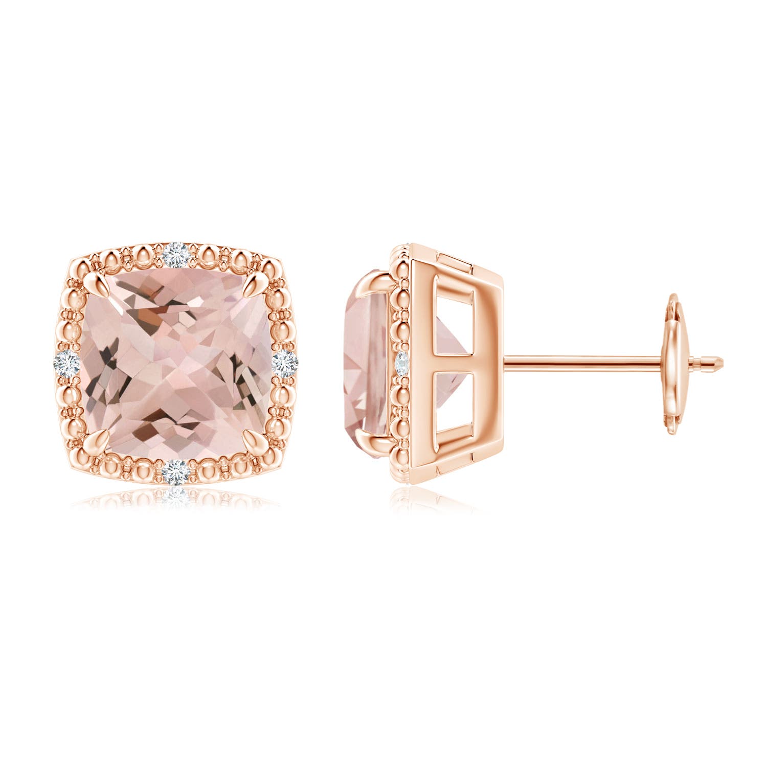 AA - Morganite / 3.66 CT / 14 KT Rose Gold