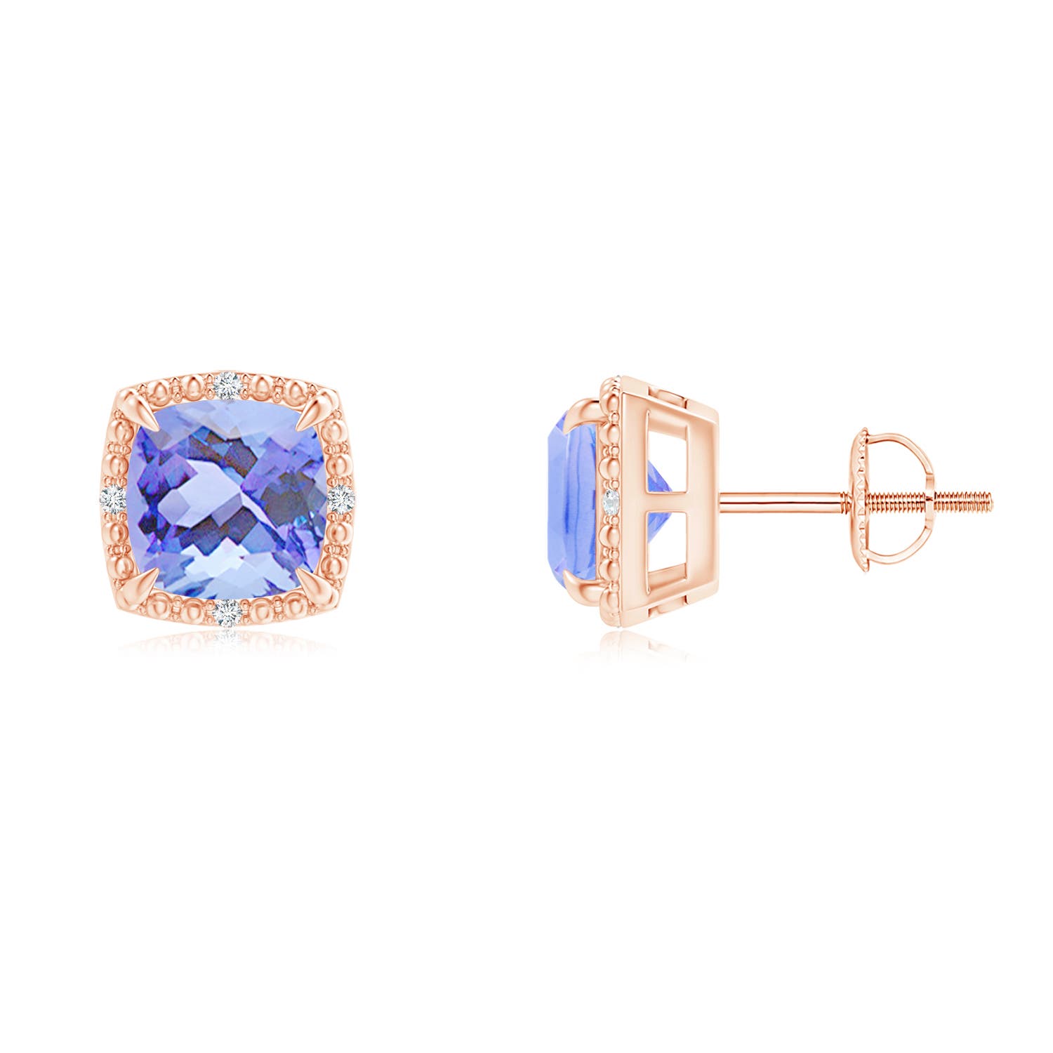 A - Tanzanite / 2.12 CT / 14 KT Rose Gold