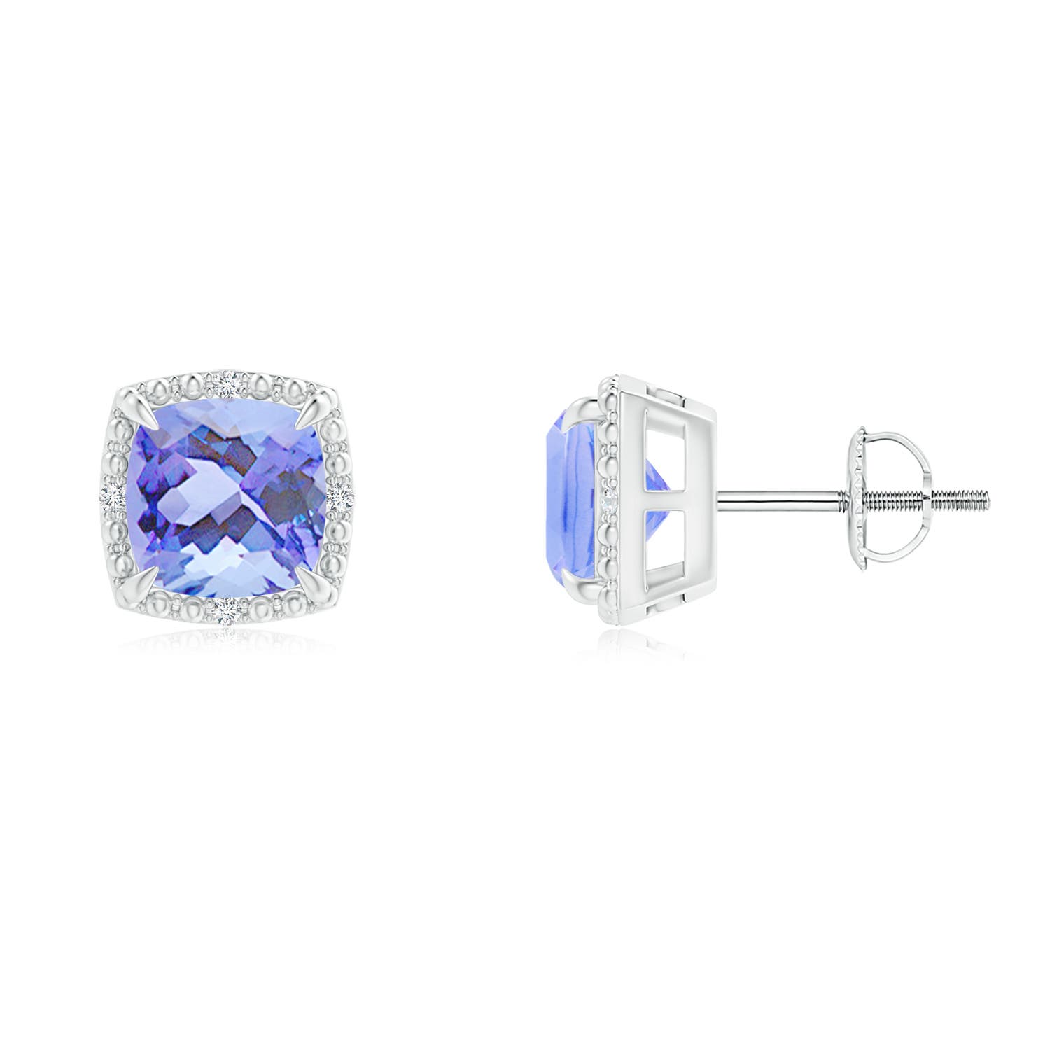 A - Tanzanite / 2.12 CT / 14 KT White Gold