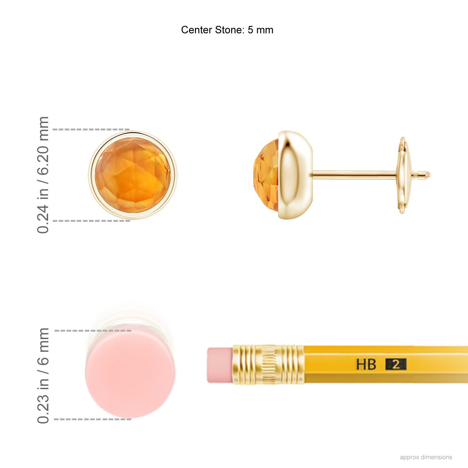 AAA - Citrine / 1.16 CT / 14 KT Yellow Gold