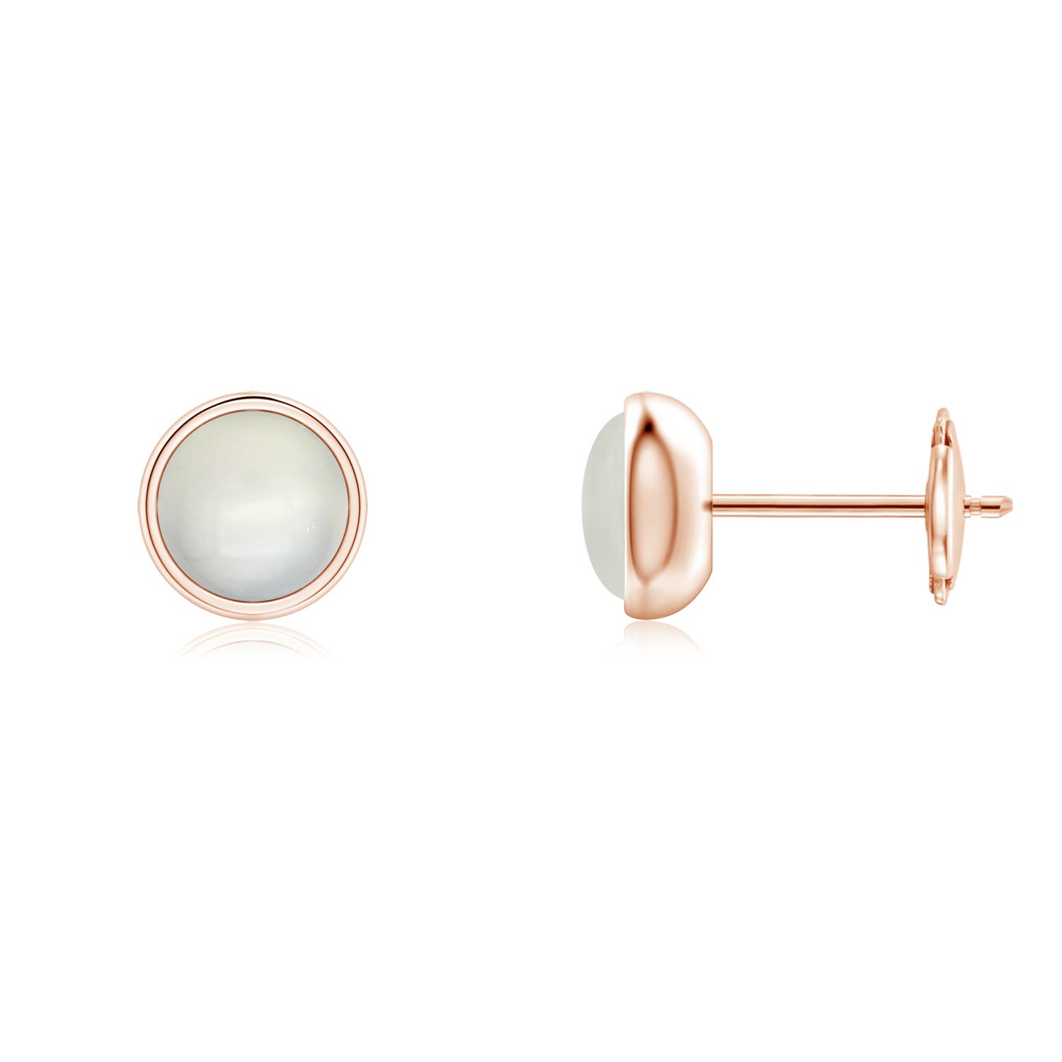 AAA - Moonstone / 0.9 CT / 14 KT Rose Gold