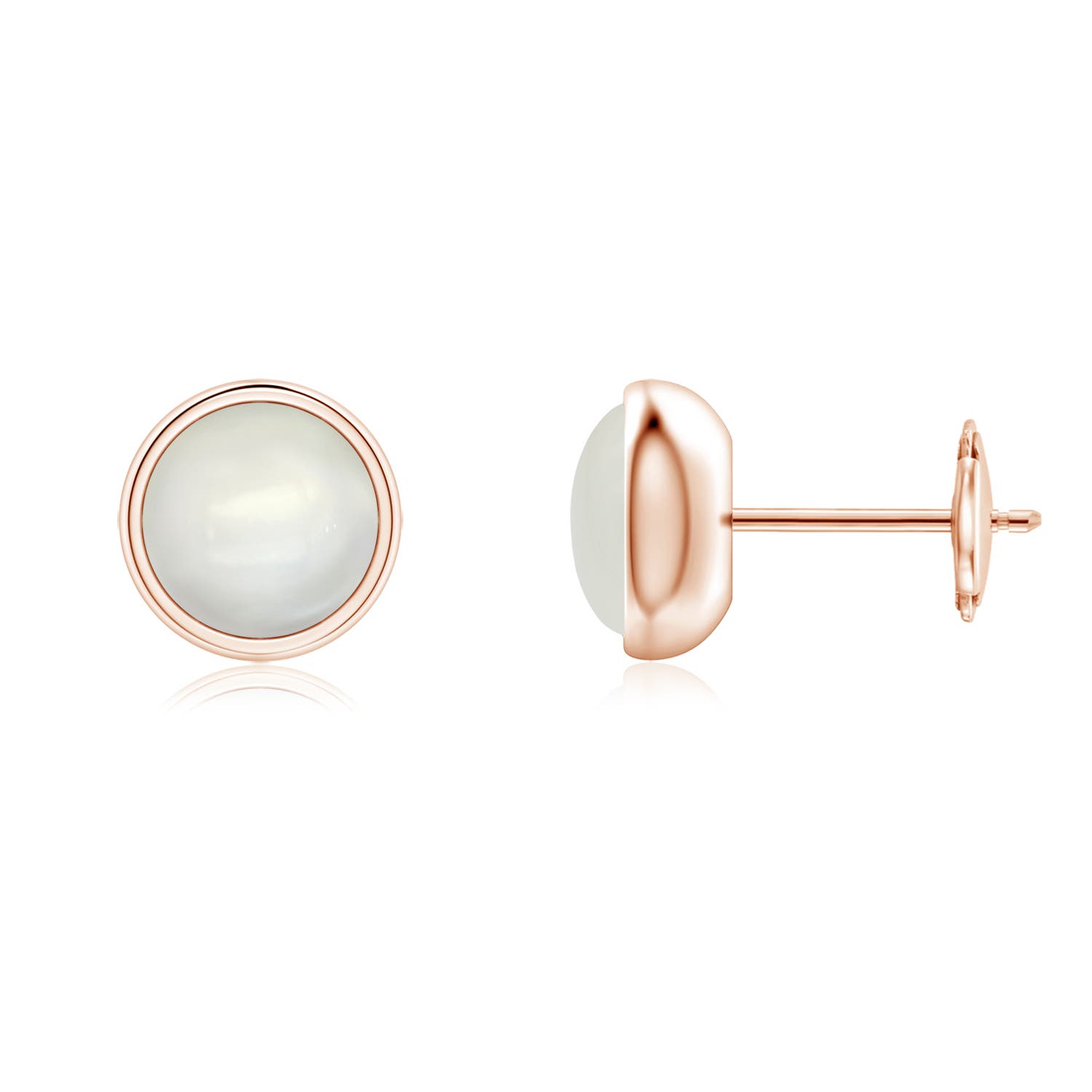 AAAA - Moonstone / 1.6 CT / 14 KT Rose Gold