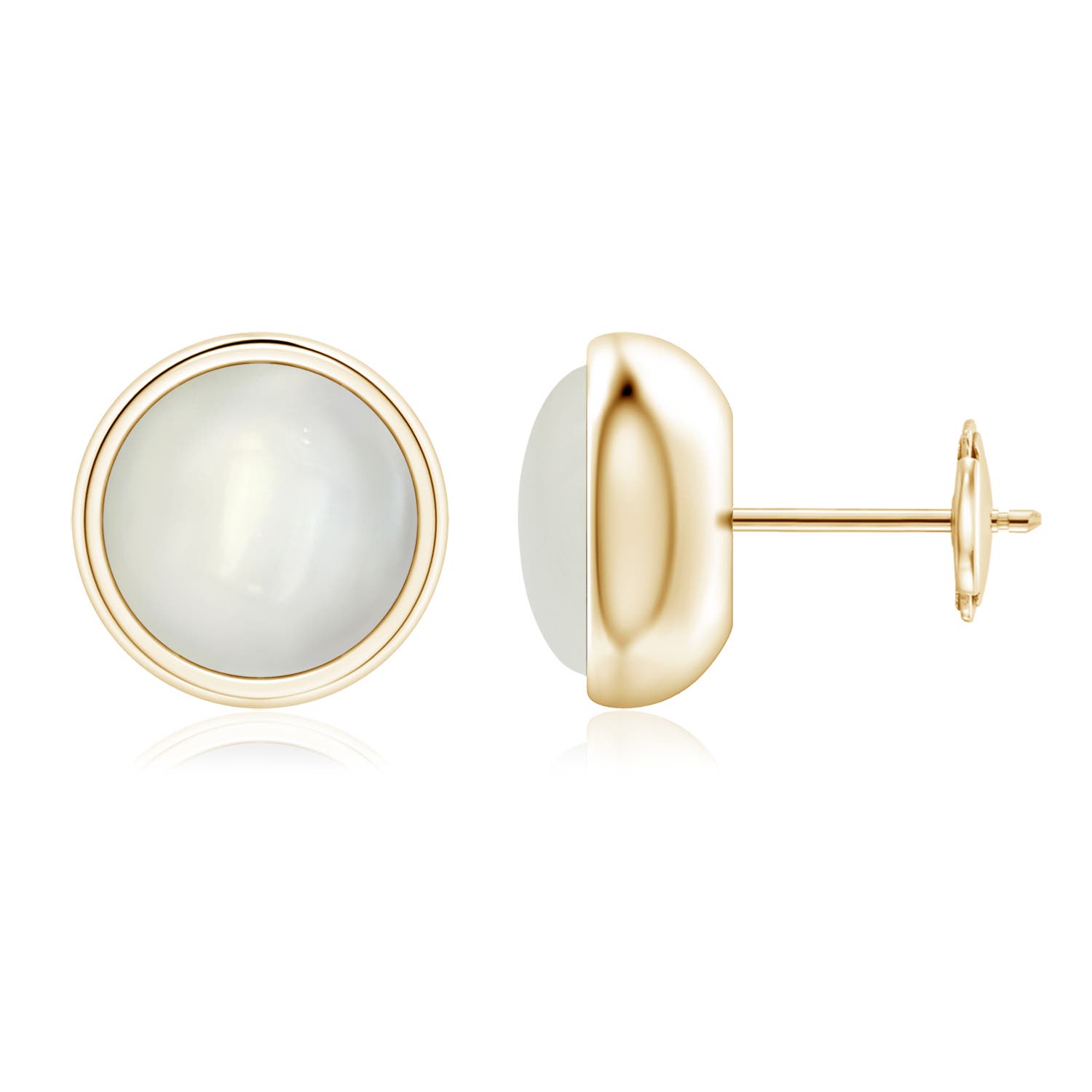 AAAA - Moonstone / 3.8 CT / 14 KT Yellow Gold