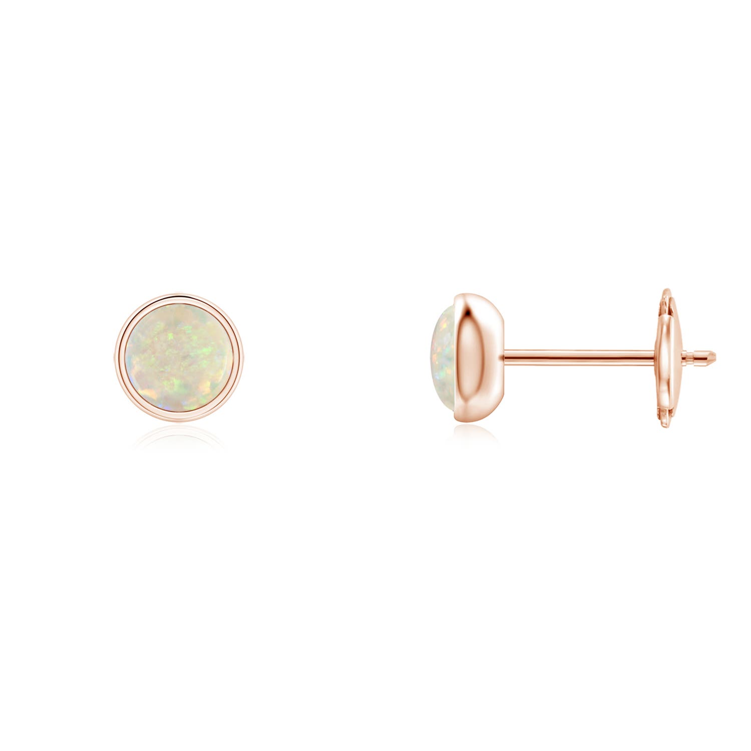 AAA - Opal / 0.32 CT / 14 KT Rose Gold