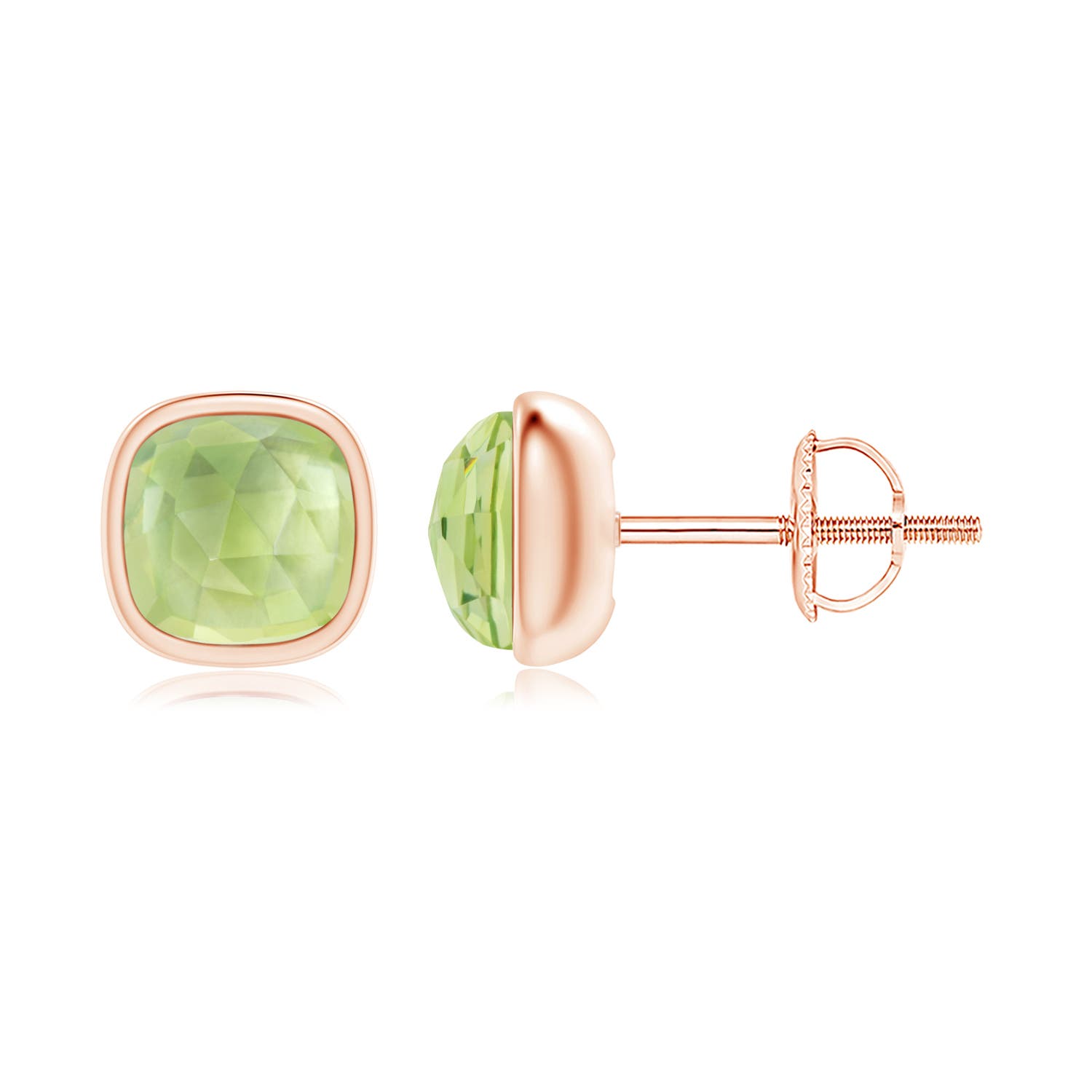 AAA - Peridot / 1 CT / 14 KT Rose Gold