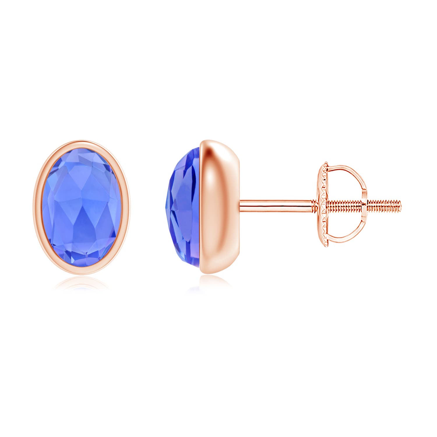 AAA - Tanzanite / 0.9 CT / 14 KT Rose Gold