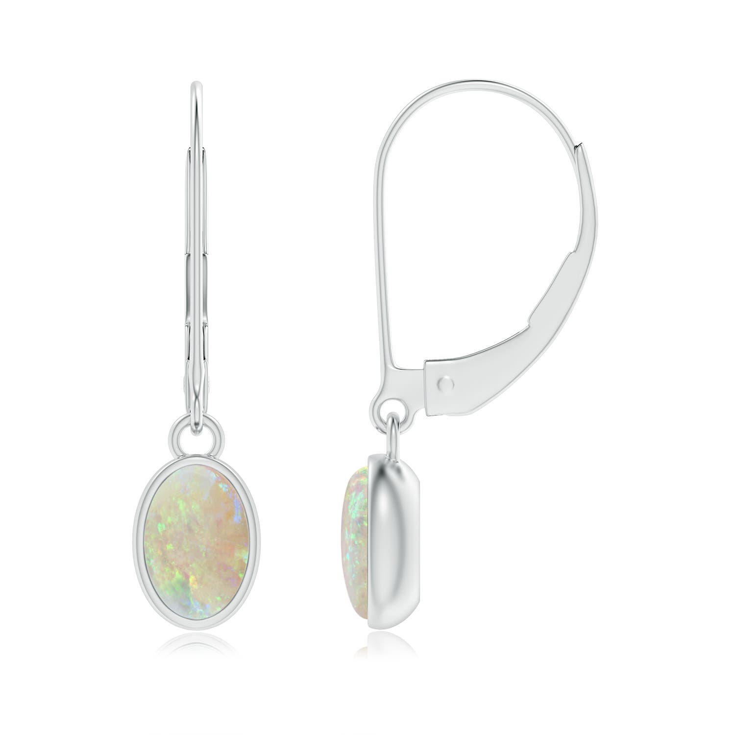 AAA - Opal / 0.56 CT / 14 KT White Gold