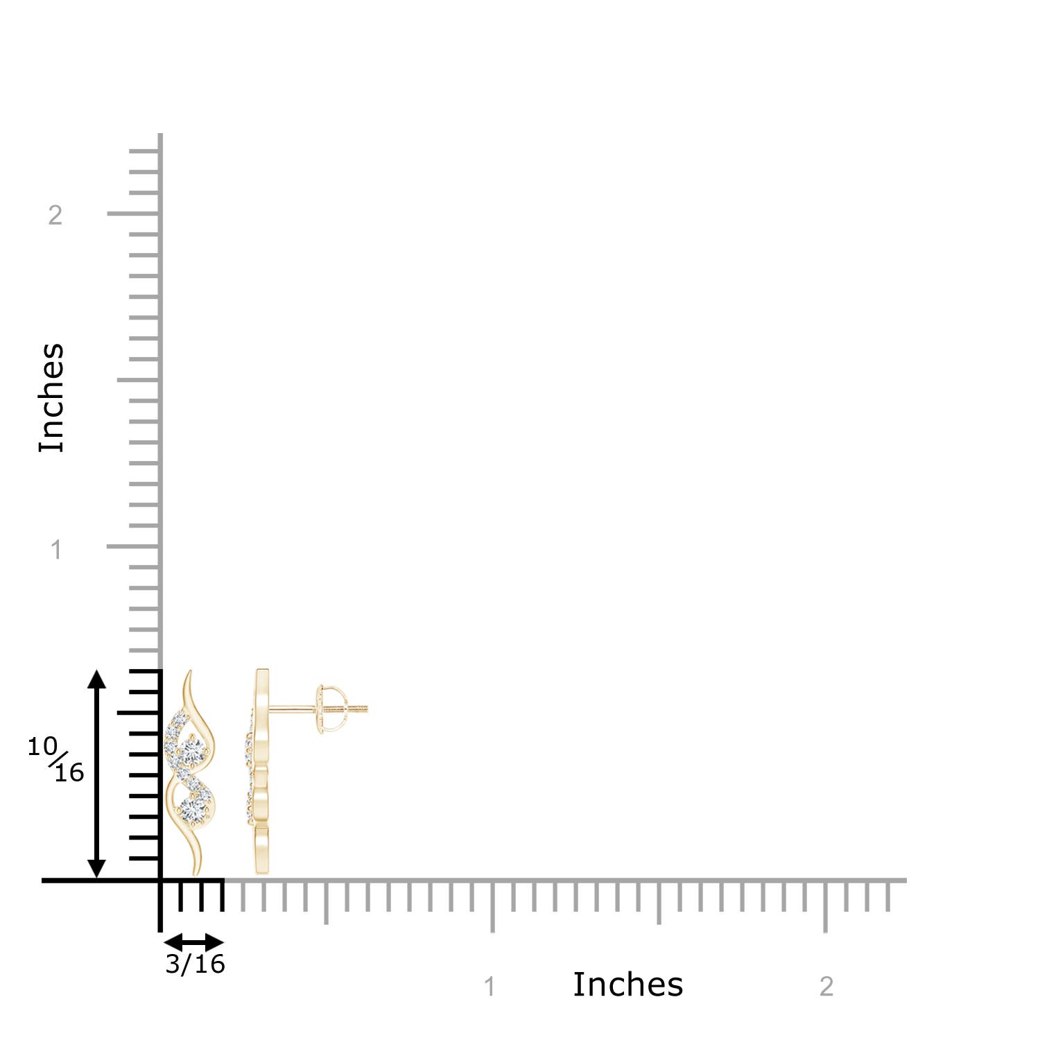 F-G, VS / 0.24 CT / 14 KT Yellow Gold