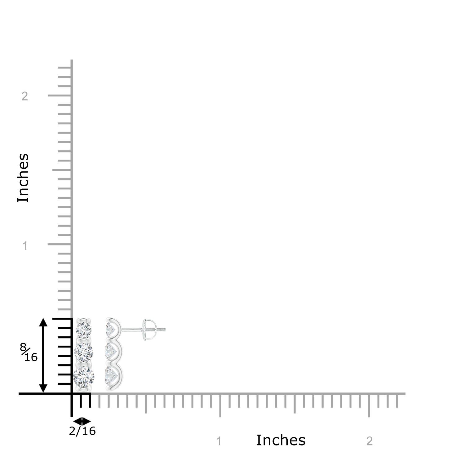 F-G, VS / 0.79 CT / 14 KT White Gold