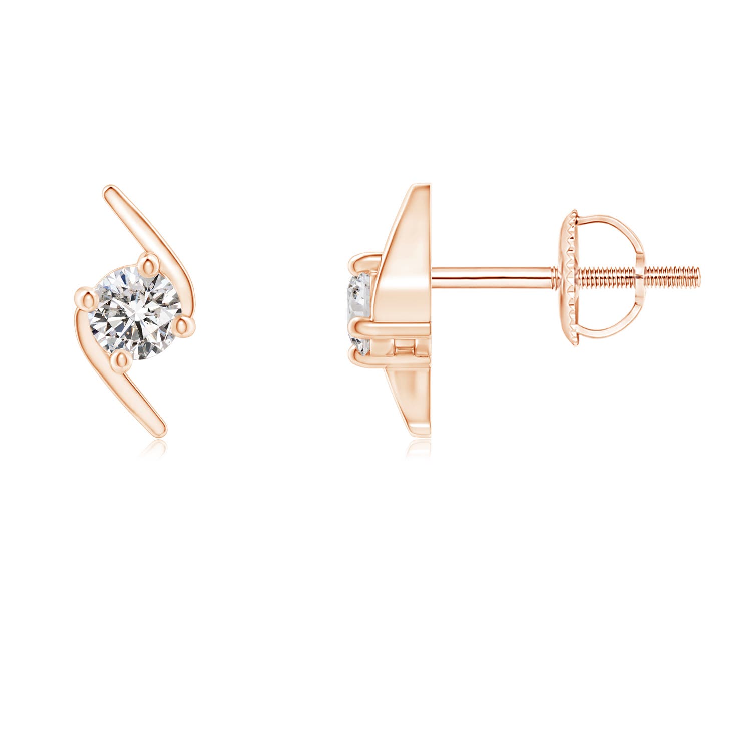 I-J, I1-I2 / 0.21 CT / 14 KT Rose Gold