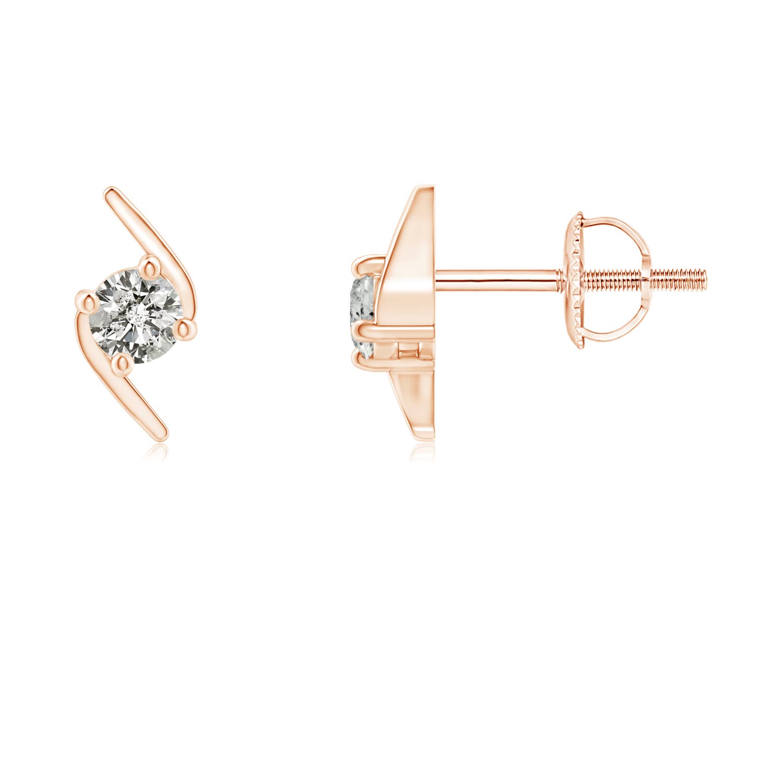 K, I3 / 0.21 CT / 14 KT Rose Gold