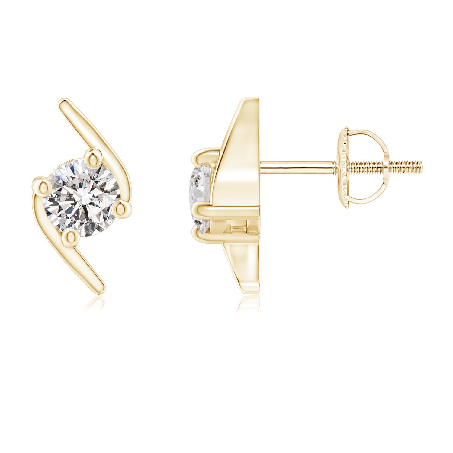 I-J, I1-I2 / 0.5 CT / 14 KT Yellow Gold