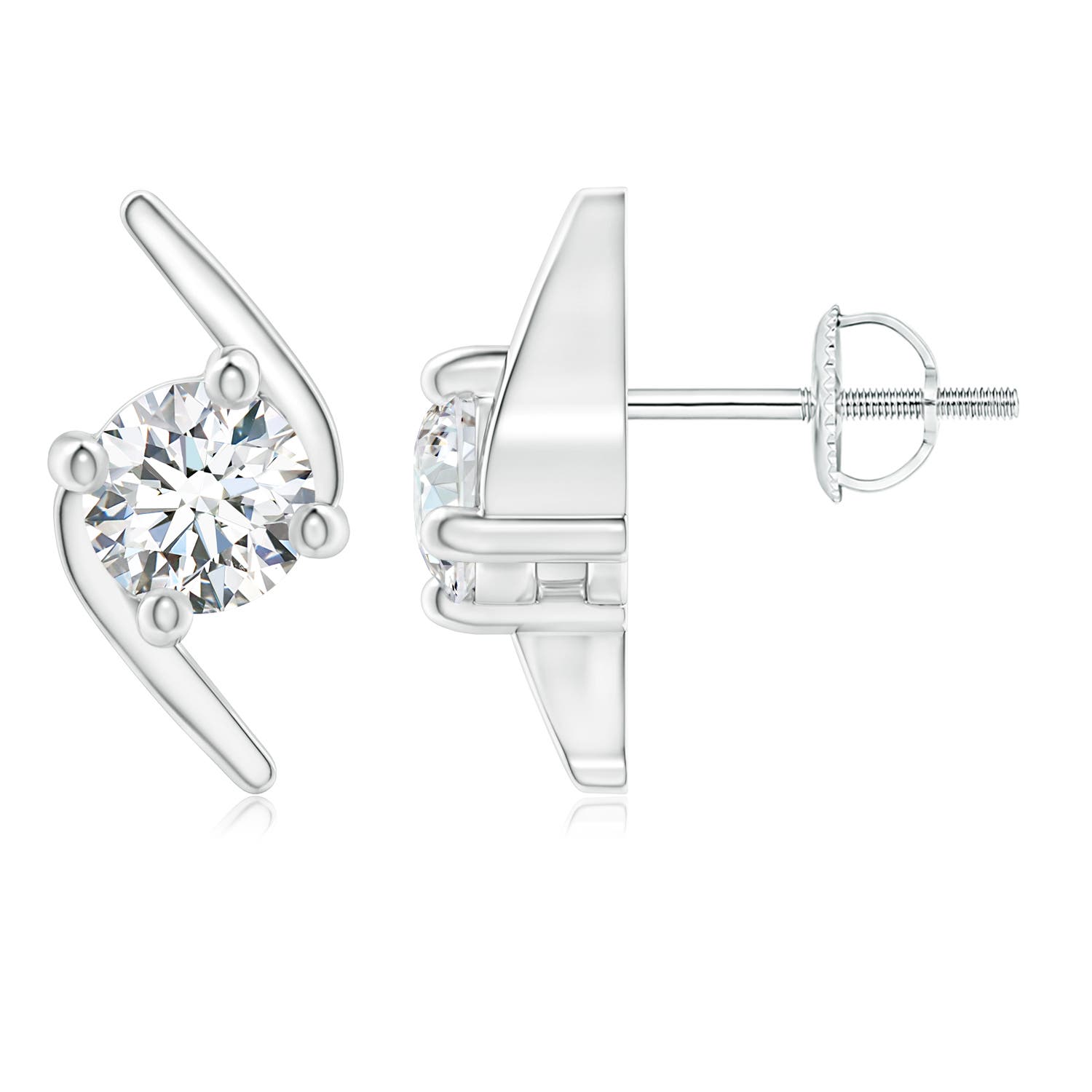 G, VS2 / 0.94 CT / 14 KT White Gold