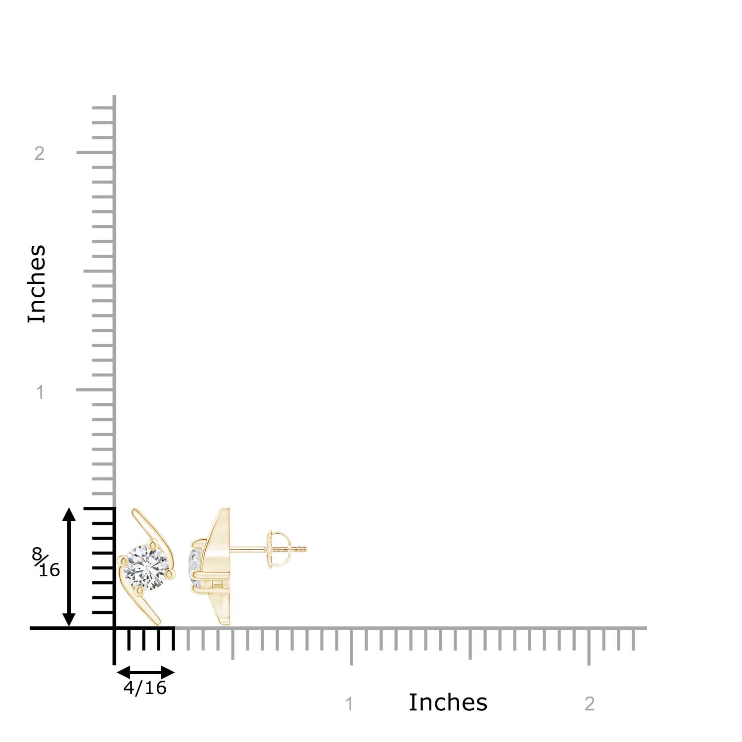 H, SI2 / 0.94 CT / 14 KT Yellow Gold