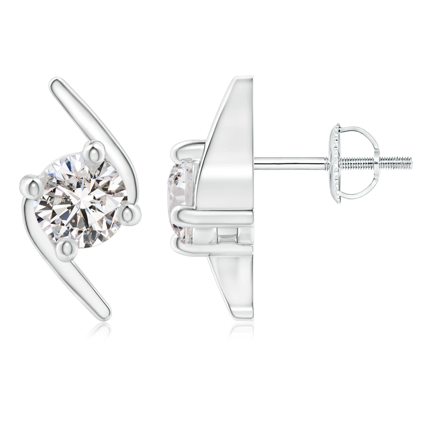 I-J, I1-I2 / 0.94 CT / 14 KT White Gold