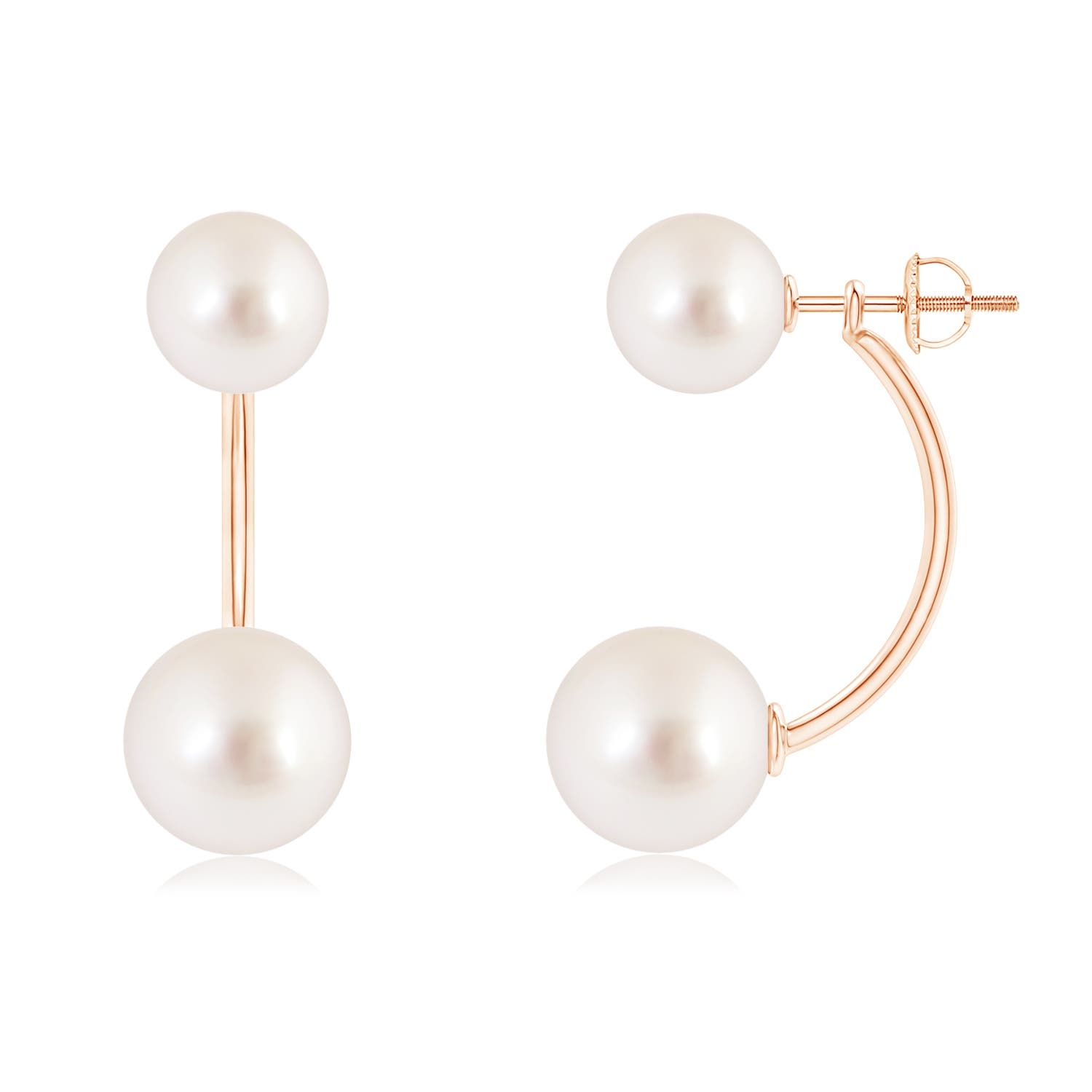 AAAA - South Sea Cultured Pearl / 21.8 CT / 14 KT Rose Gold