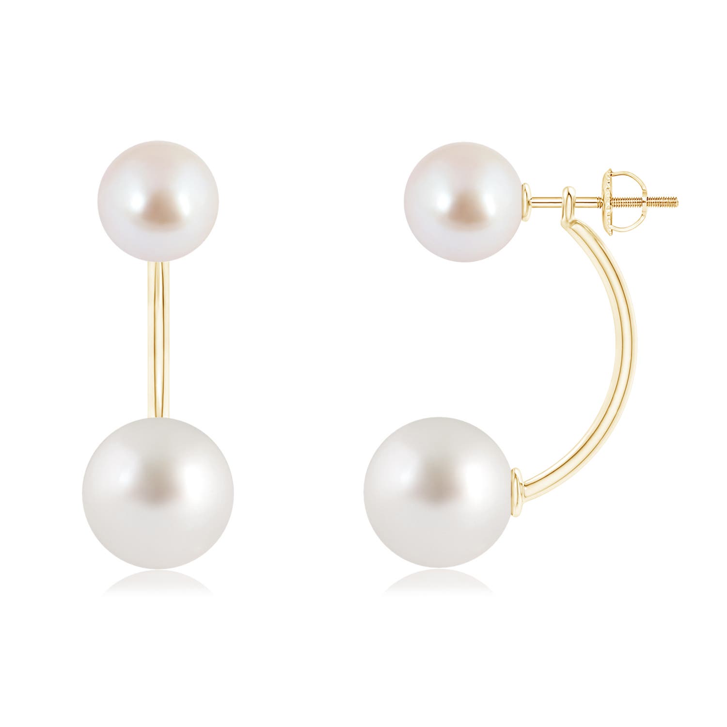 Pearl 2025 back earrings