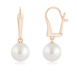 Rose Gold Rose Gold South Sea Pearl Earrings