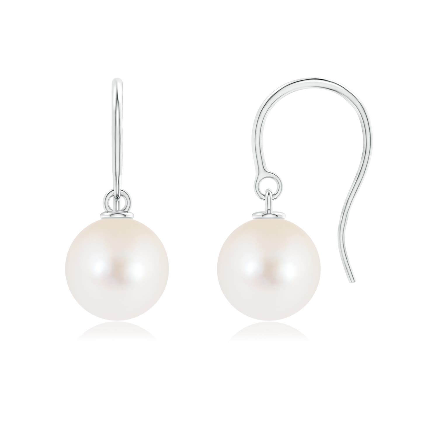 Cultured Pearl Sterling Silver Fishhook Earrings with 3mm Beads and 2 –  Annabel's Jewelry