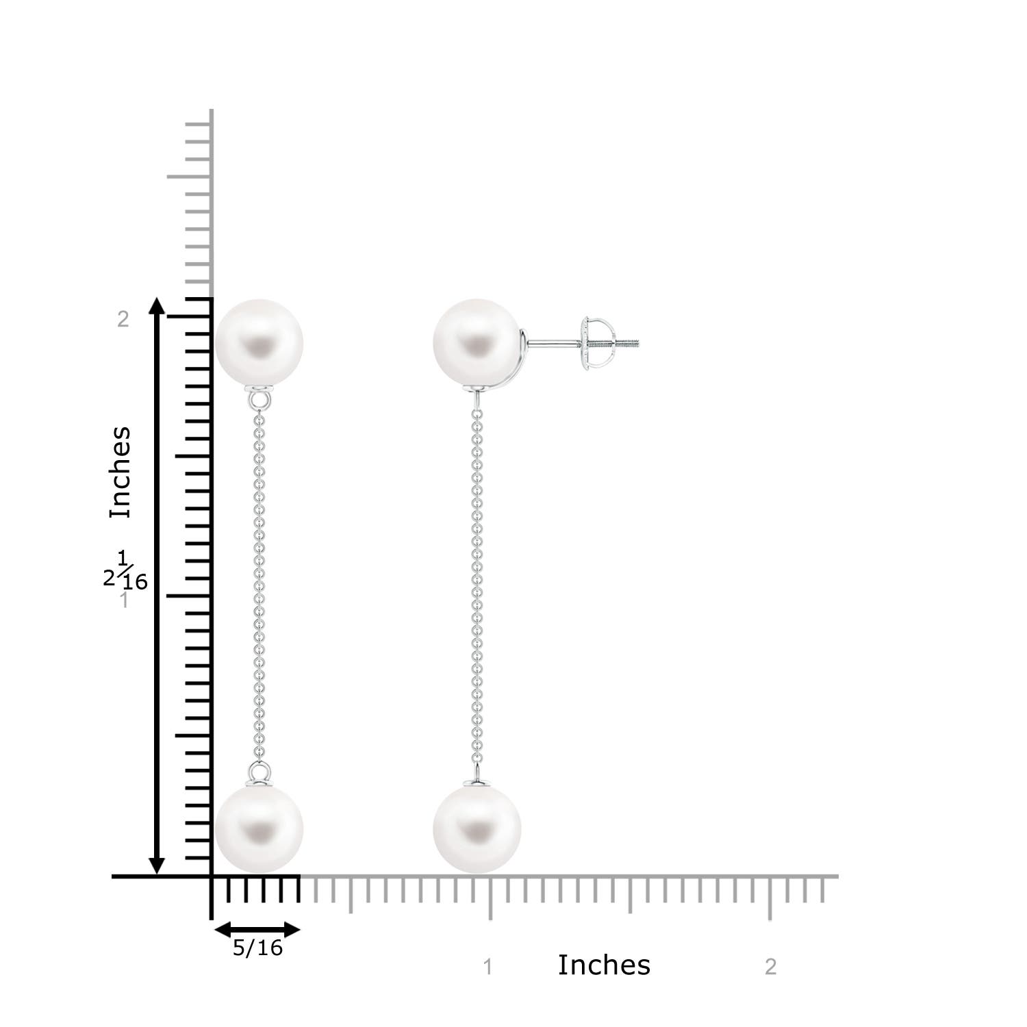 AAA / 14.8 CT / 14 KT White Gold