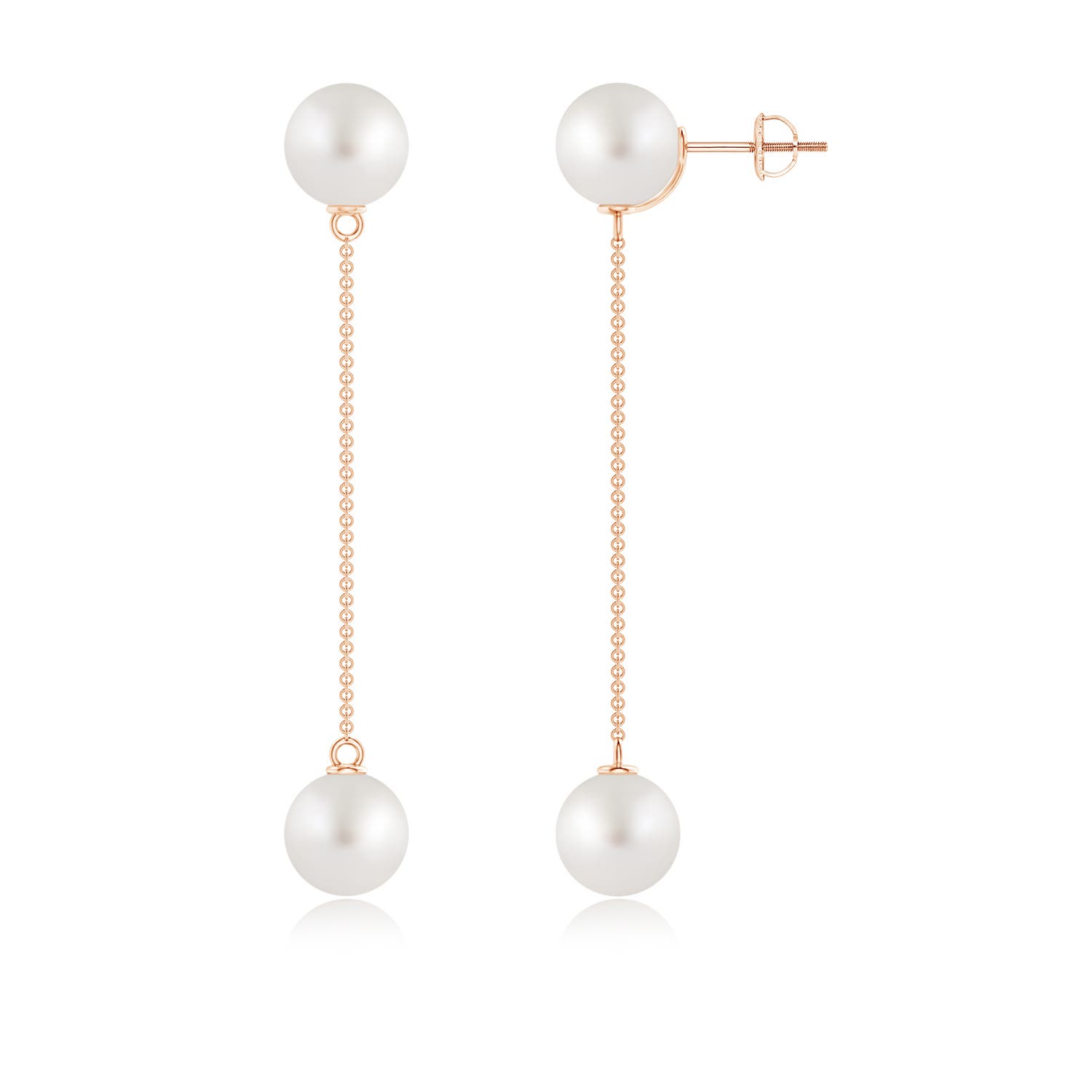 AA - South Sea Cultured Pearl / 21 CT / 14 KT Rose Gold