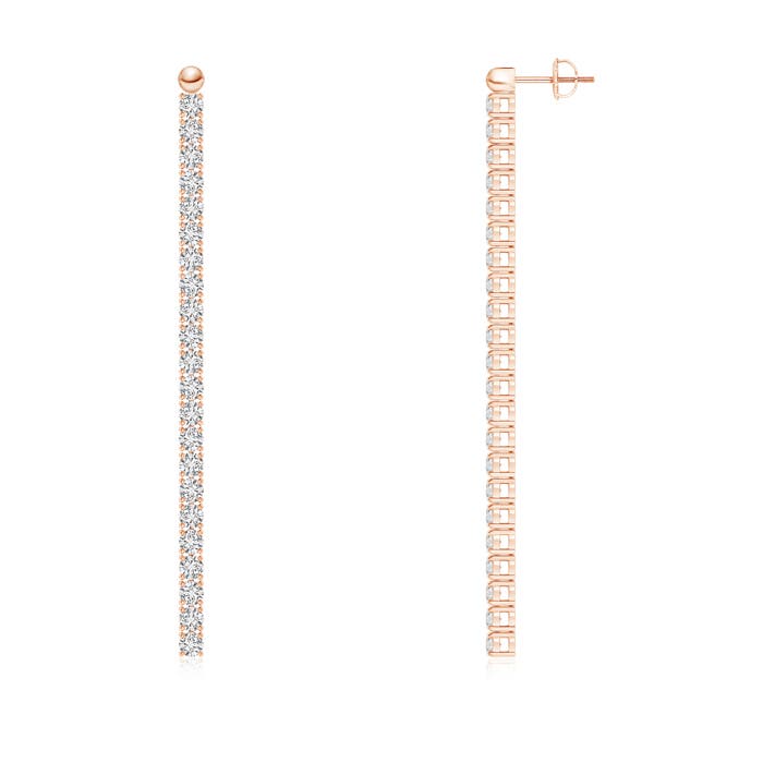 H, SI2 / 3.43 CT / 14 KT Rose Gold