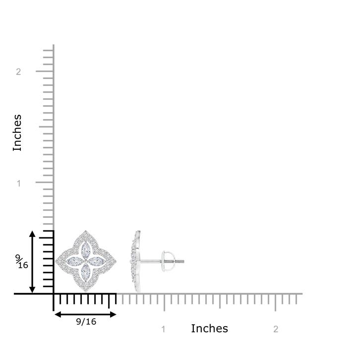 H, SI2 / 1.28 CT / 14 KT White Gold