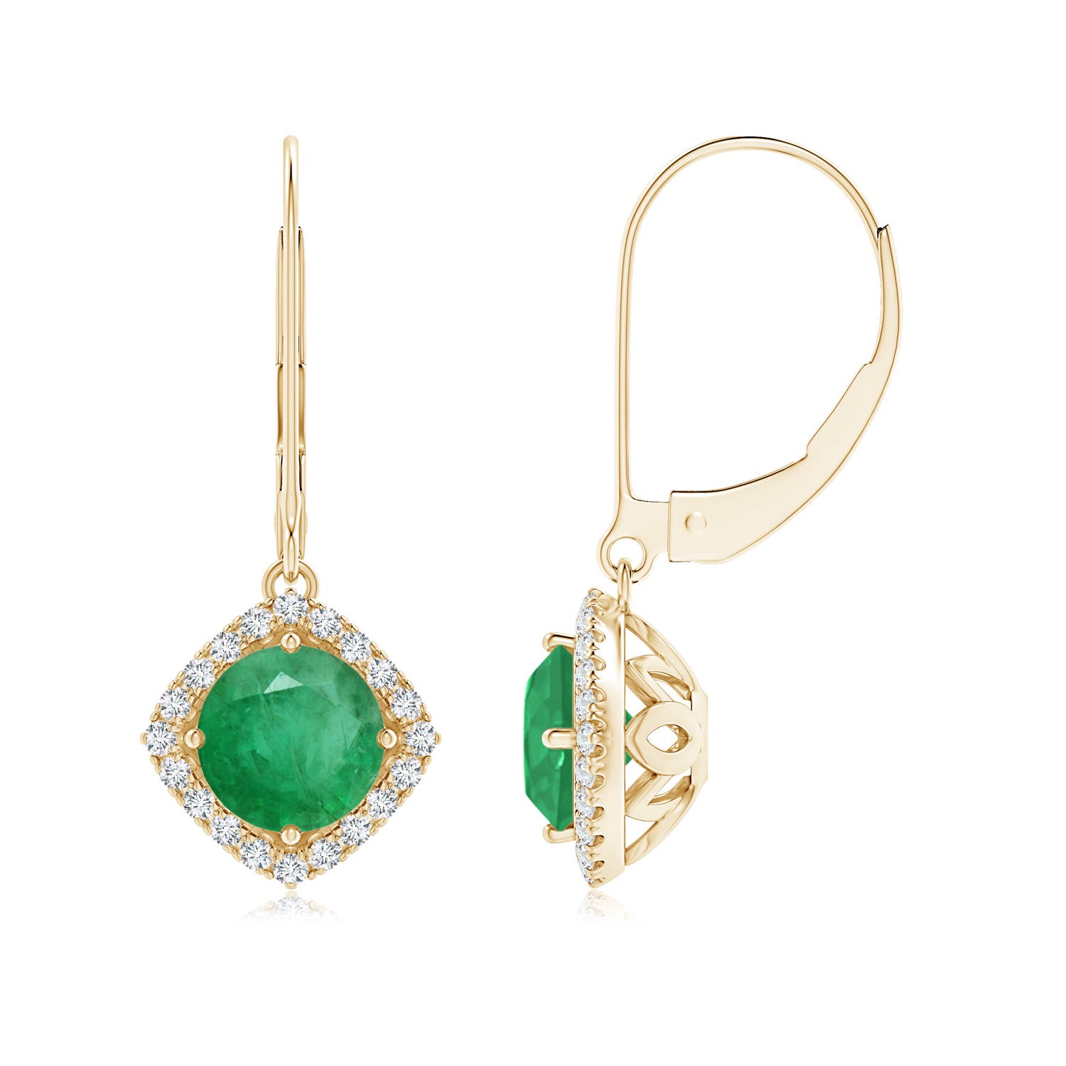 A - Emerald / 1.74 CT / 14 KT Yellow Gold