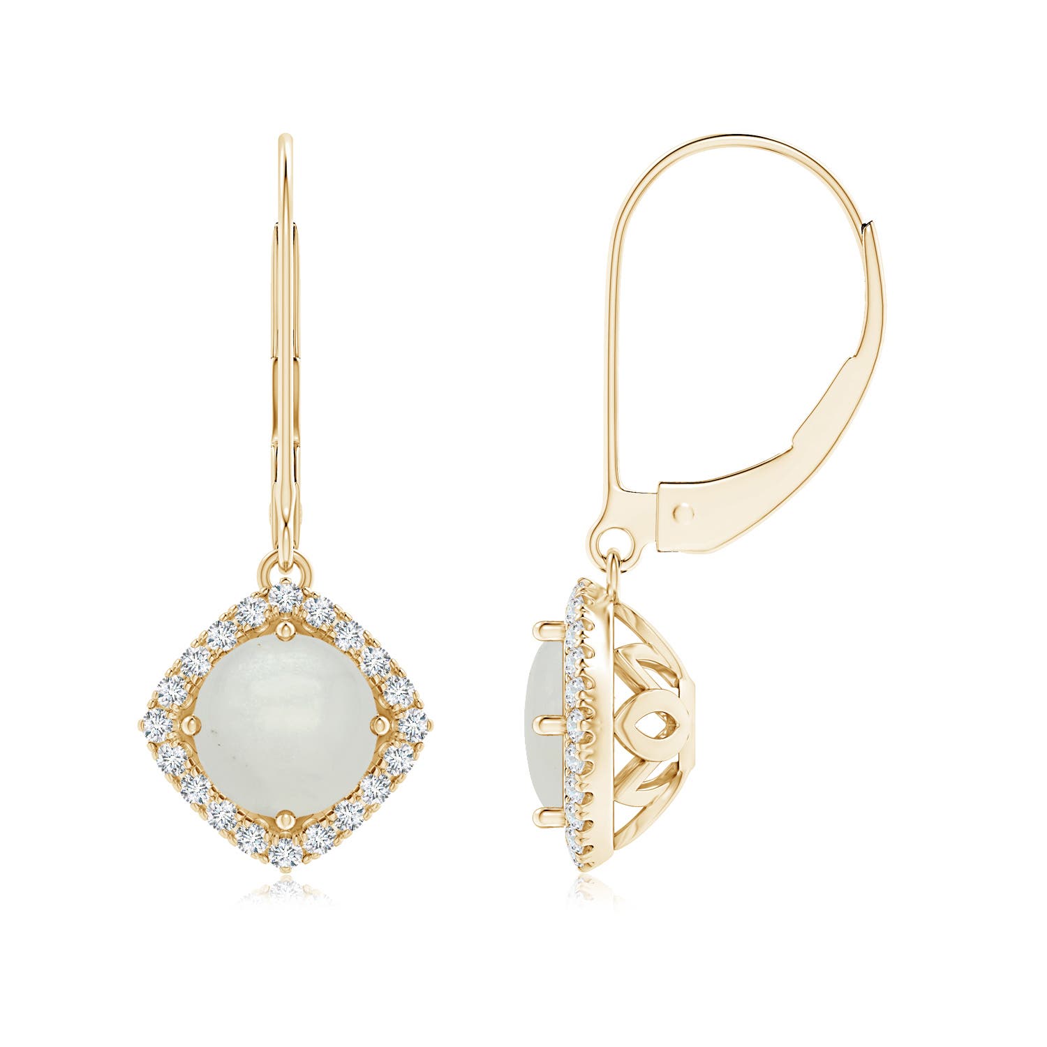 A - Moonstone / 1.84 CT / 14 KT Yellow Gold