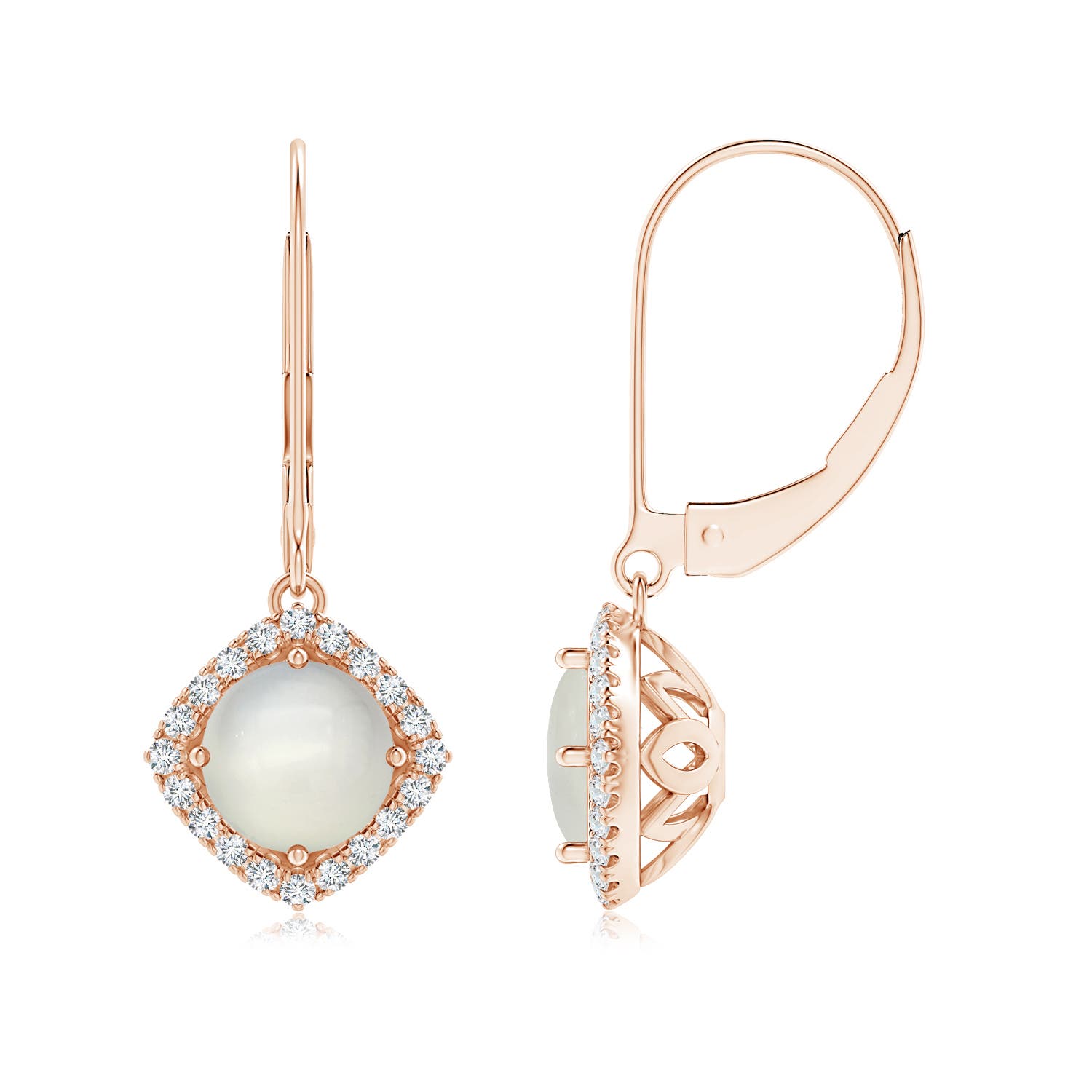 AAA - Moonstone / 1.84 CT / 14 KT Rose Gold