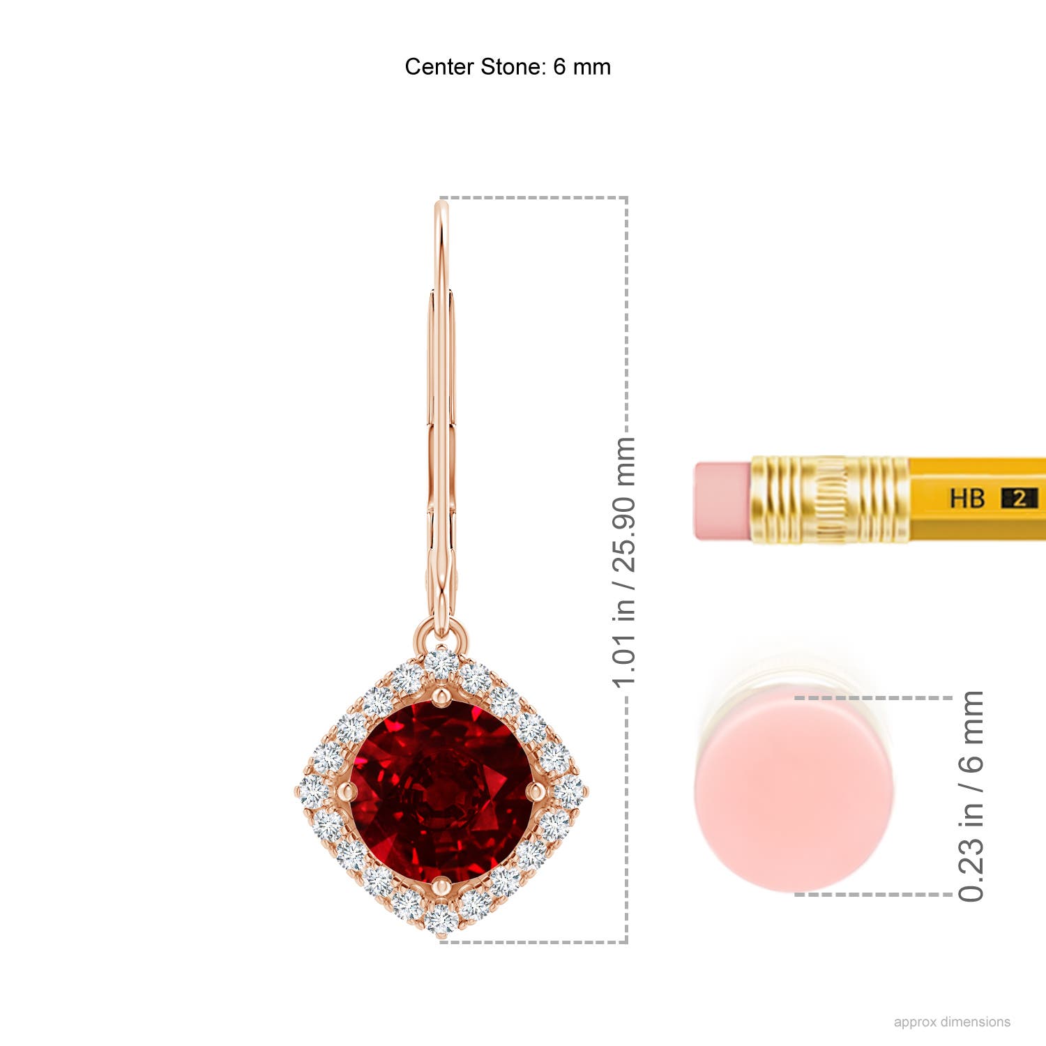 AAAA - Ruby / 2.24 CT / 14 KT Rose Gold