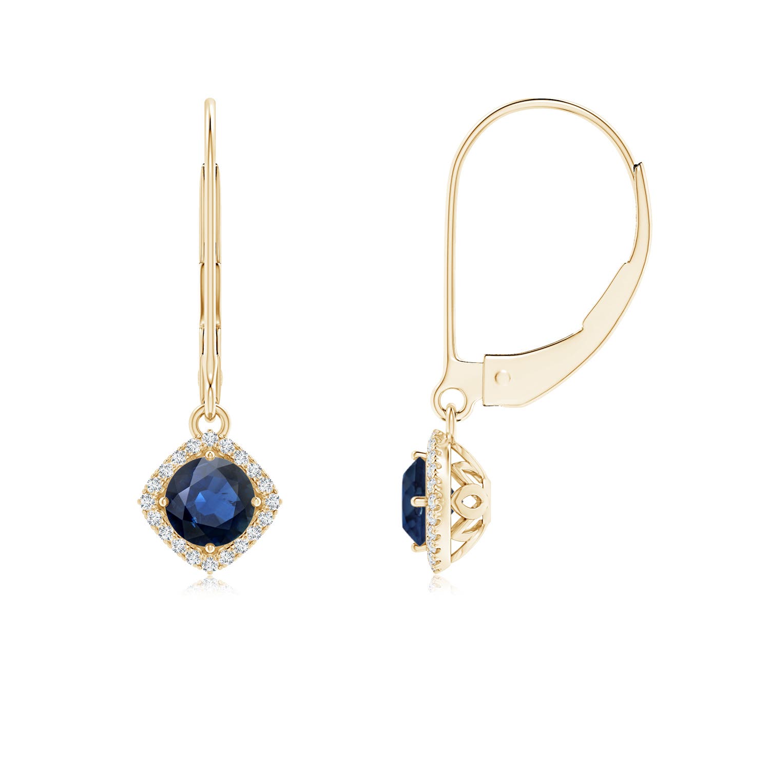 AA - Blue Sapphire / 0.76 CT / 14 KT Yellow Gold