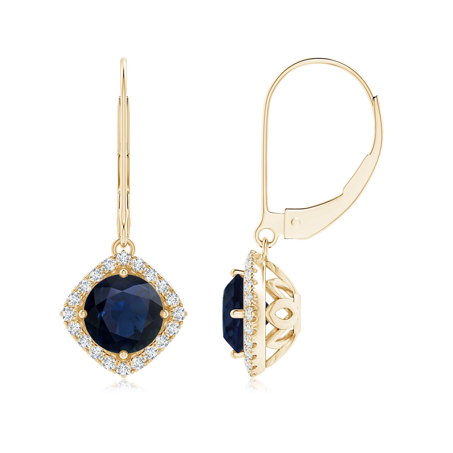 A - Blue Sapphire / 2.24 CT / 14 KT Yellow Gold