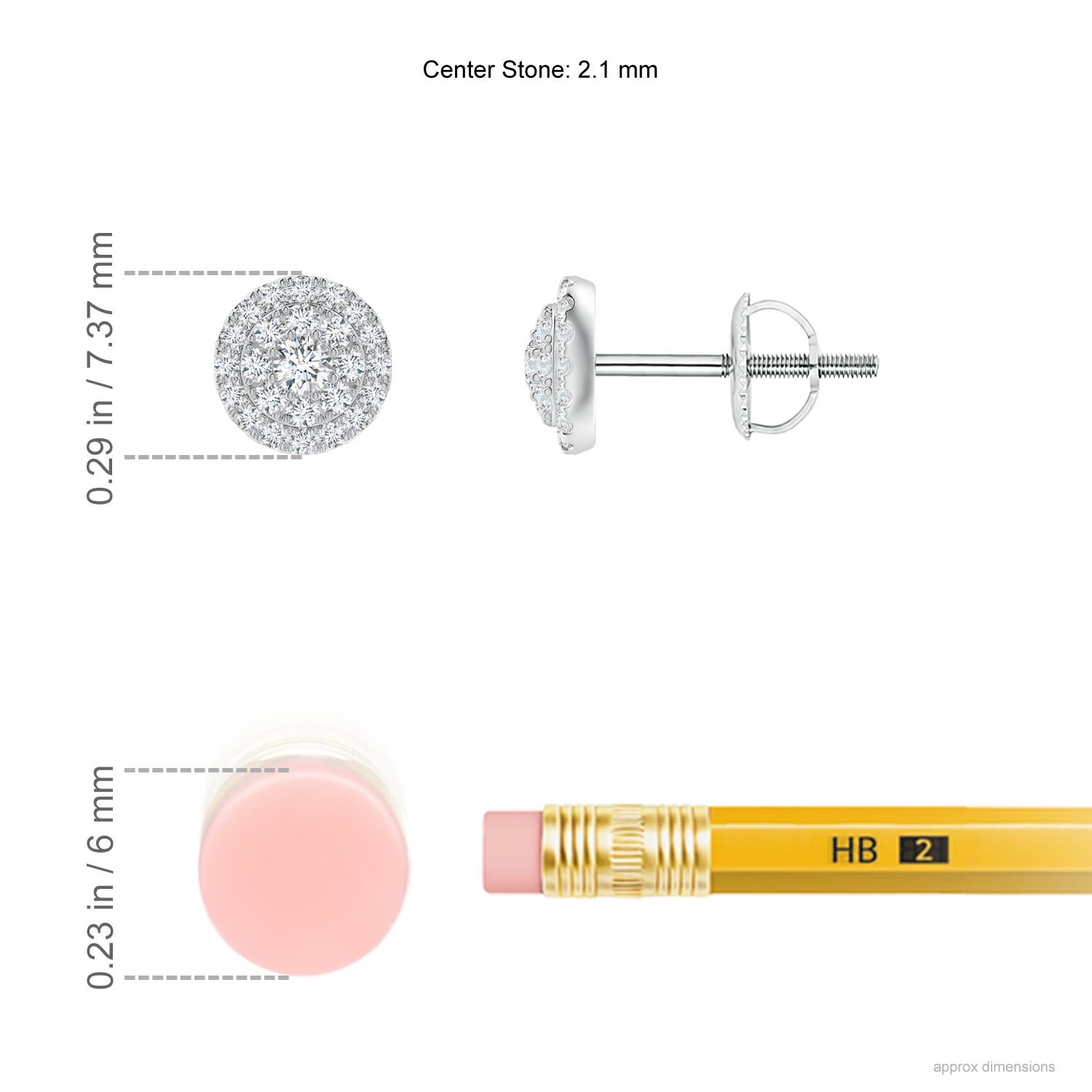 G, VS2 / 0.4 CT / 14 KT White Gold