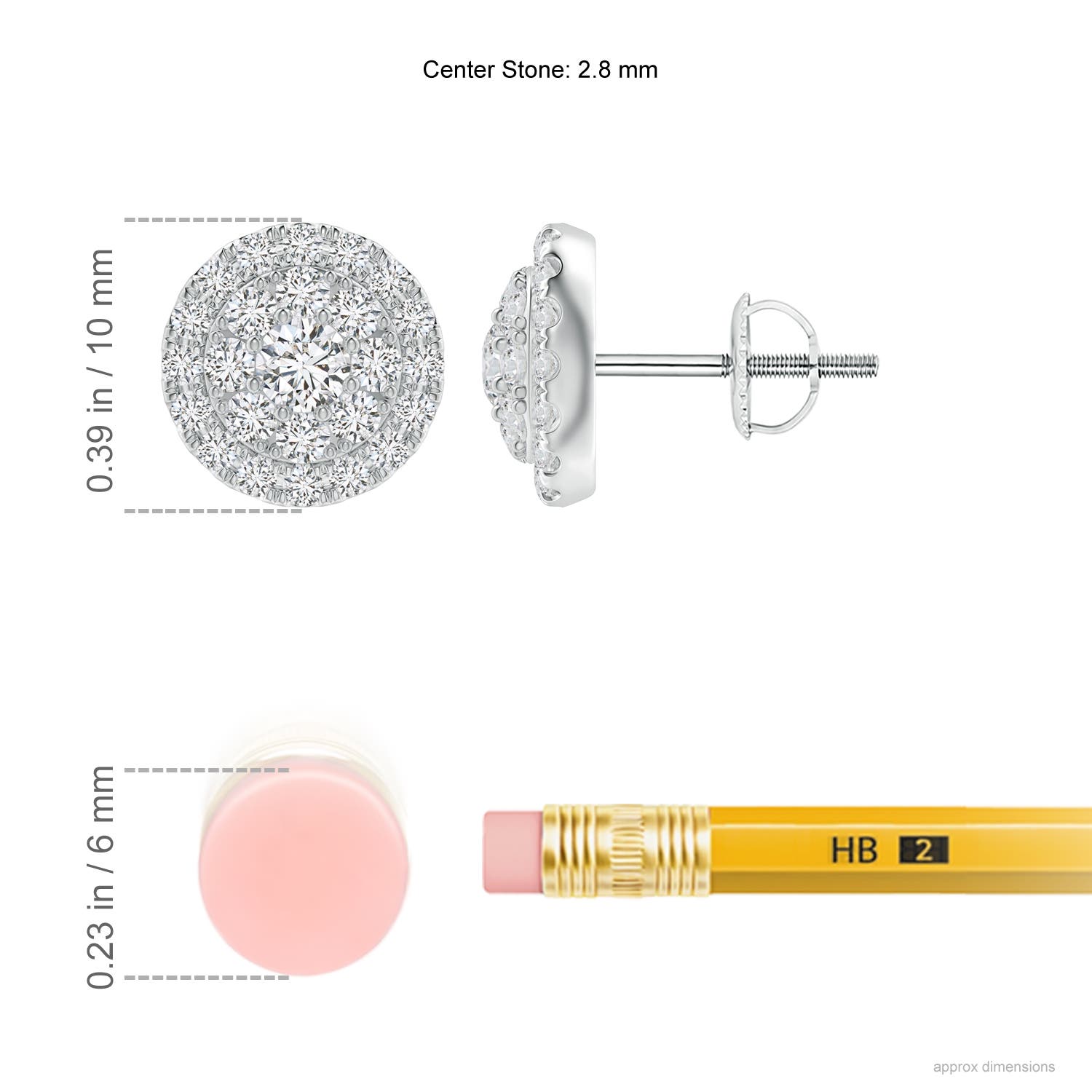 H, SI2 / 0.89 CT / 14 KT White Gold