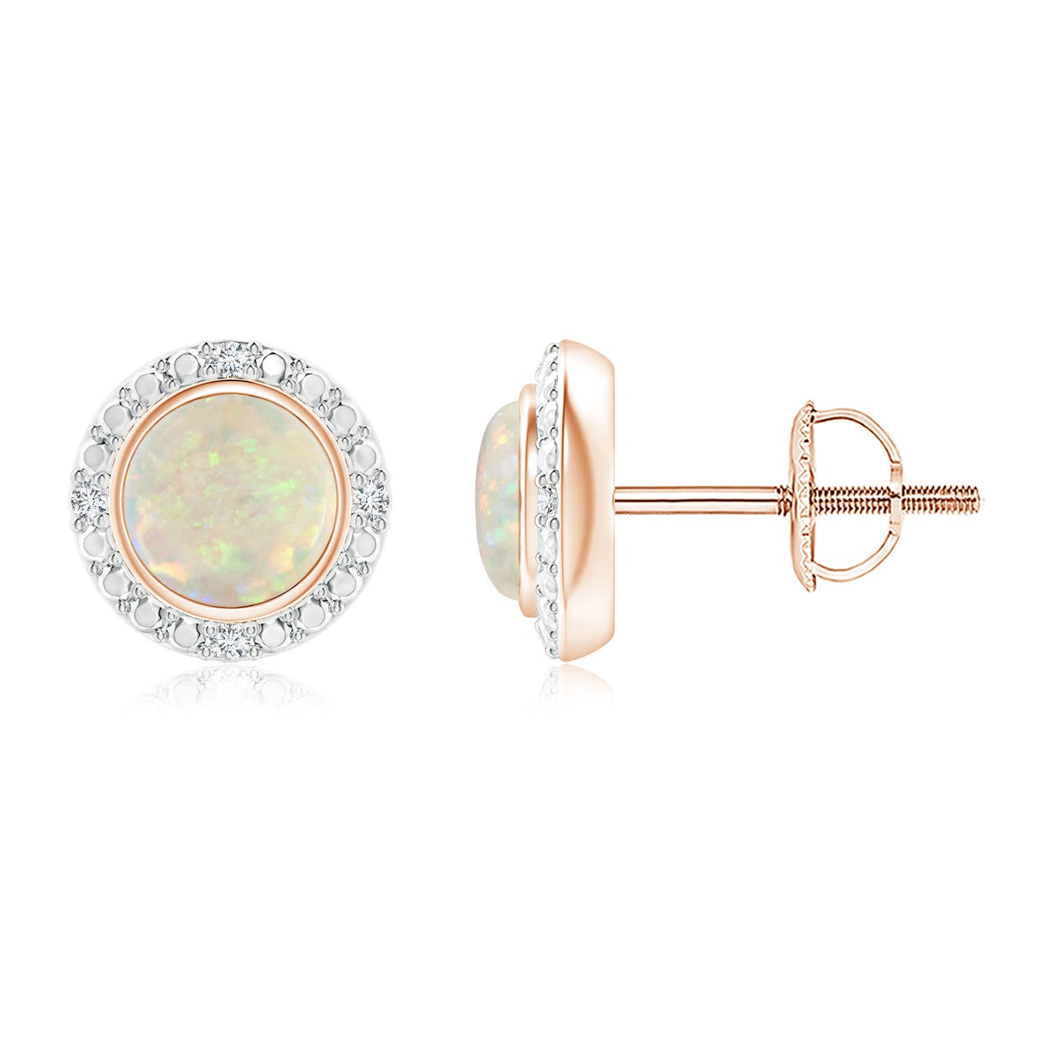 AAA - Opal / 0.7 CT / 14 KT Rose Gold