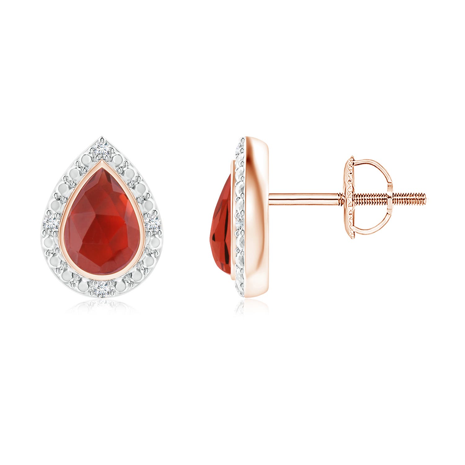 AAA - Garnet / 1.14 CT / 14 KT Rose Gold