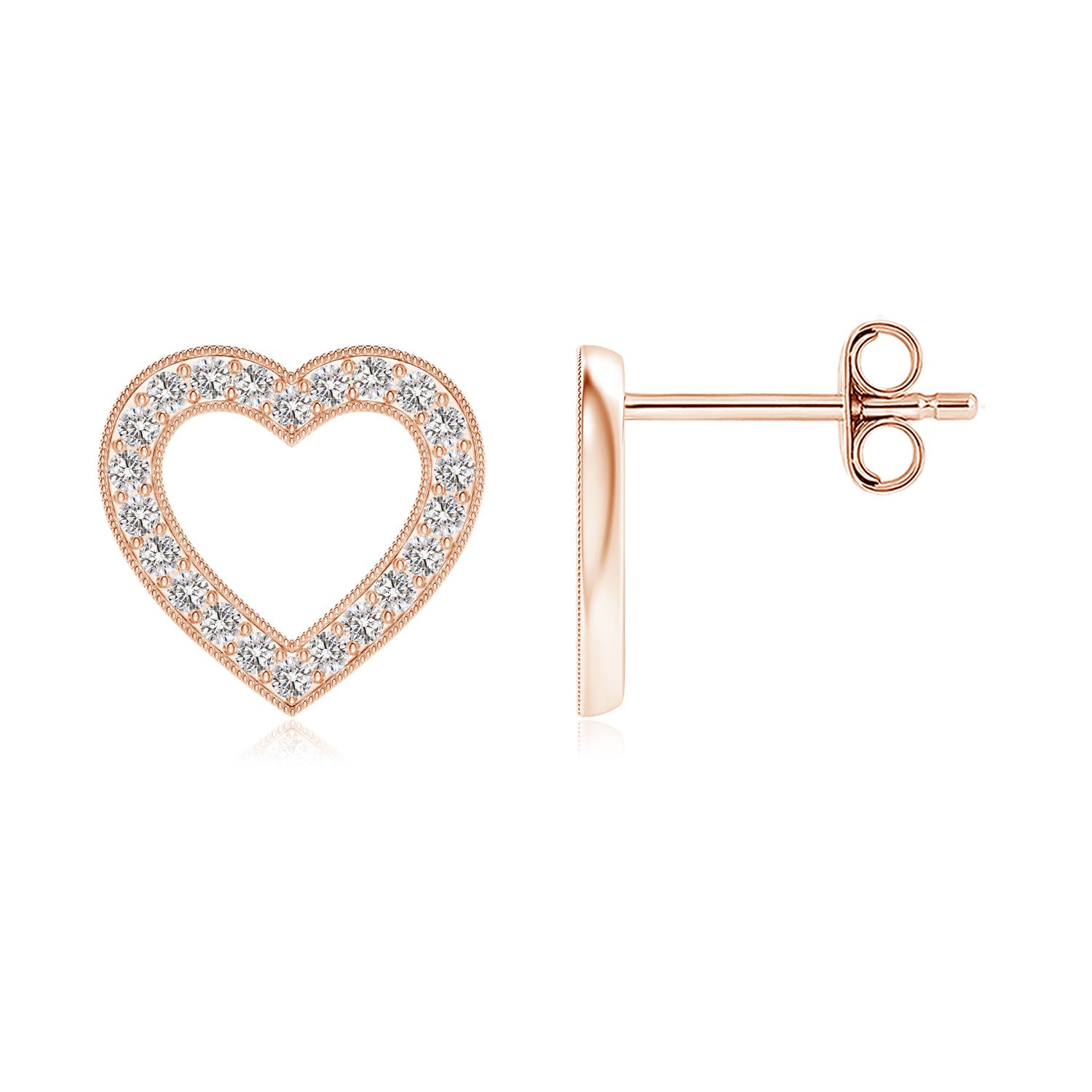 I-J, I1-I2 / 0.22 CT / 14 KT Rose Gold