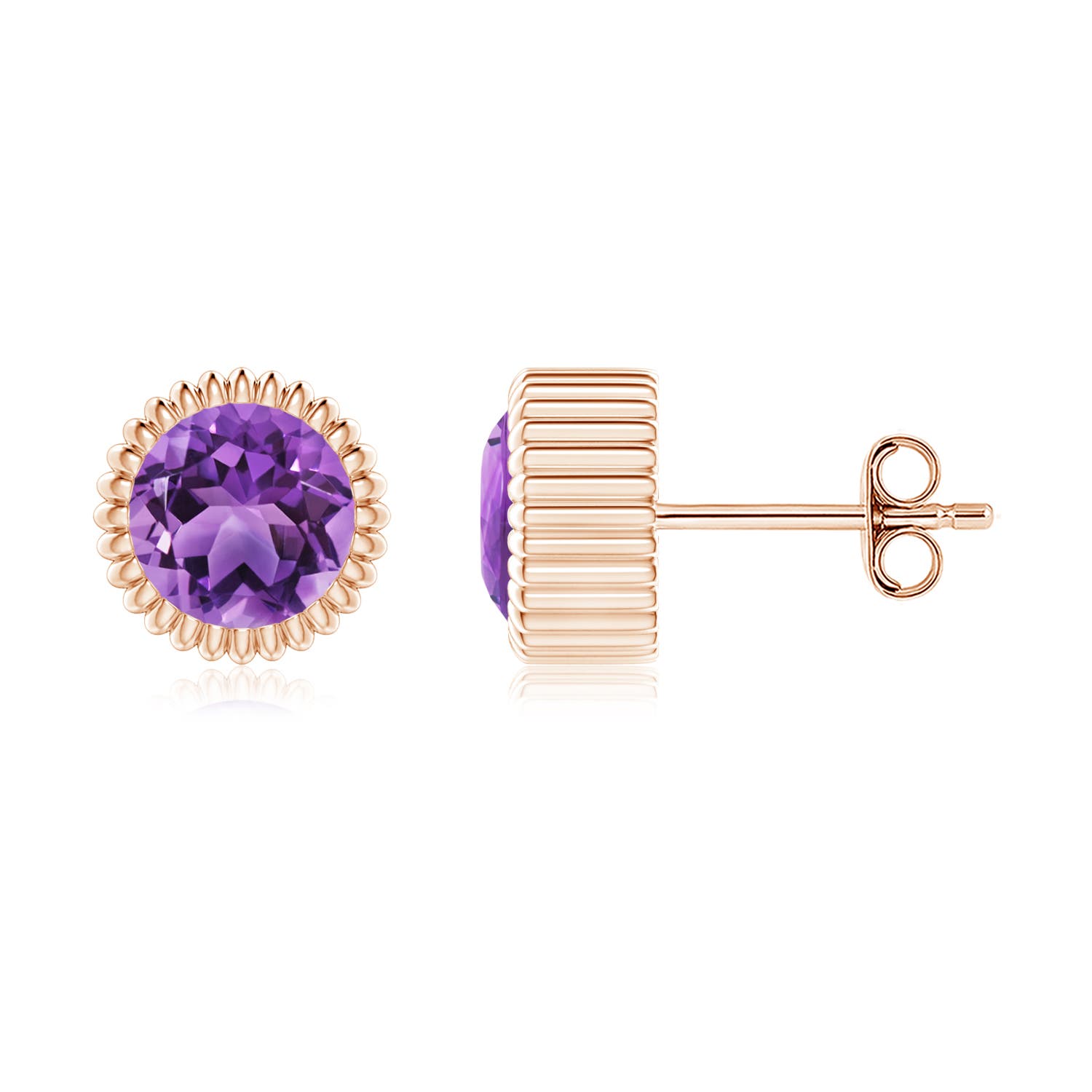 AA - Amethyst / 1.6 CT / 14 KT Rose Gold