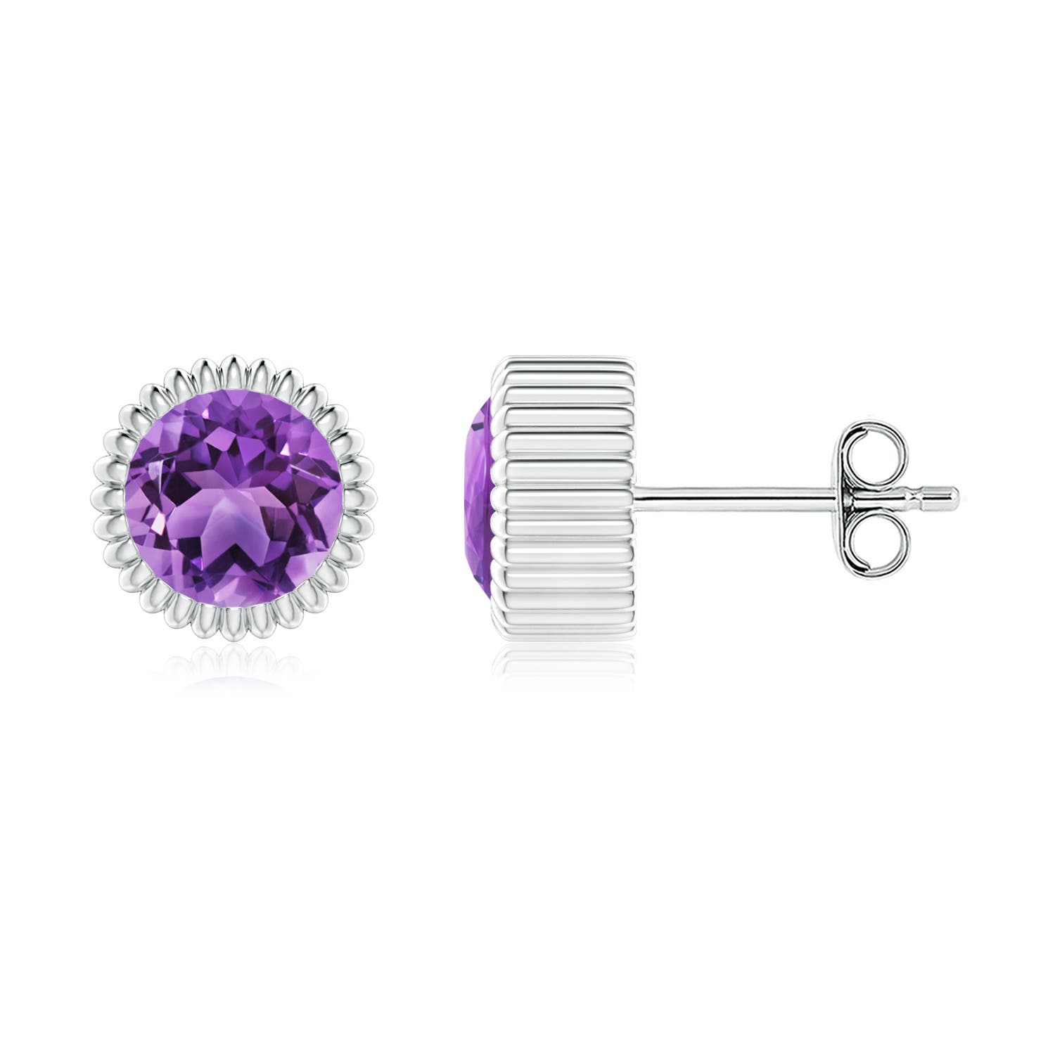 AA - Amethyst / 1.6 CT / 14 KT White Gold