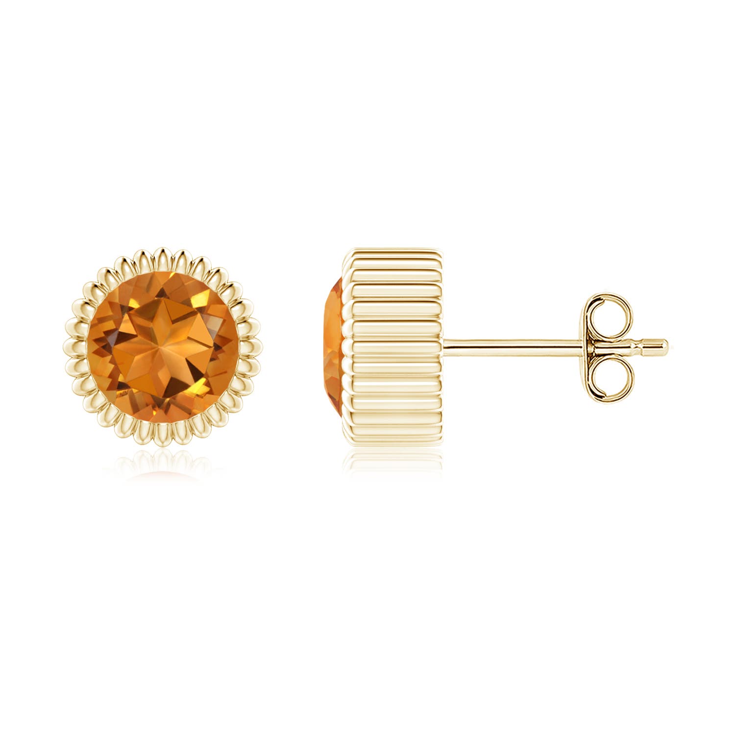 AAA - Citrine / 1.4 CT / 14 KT Yellow Gold