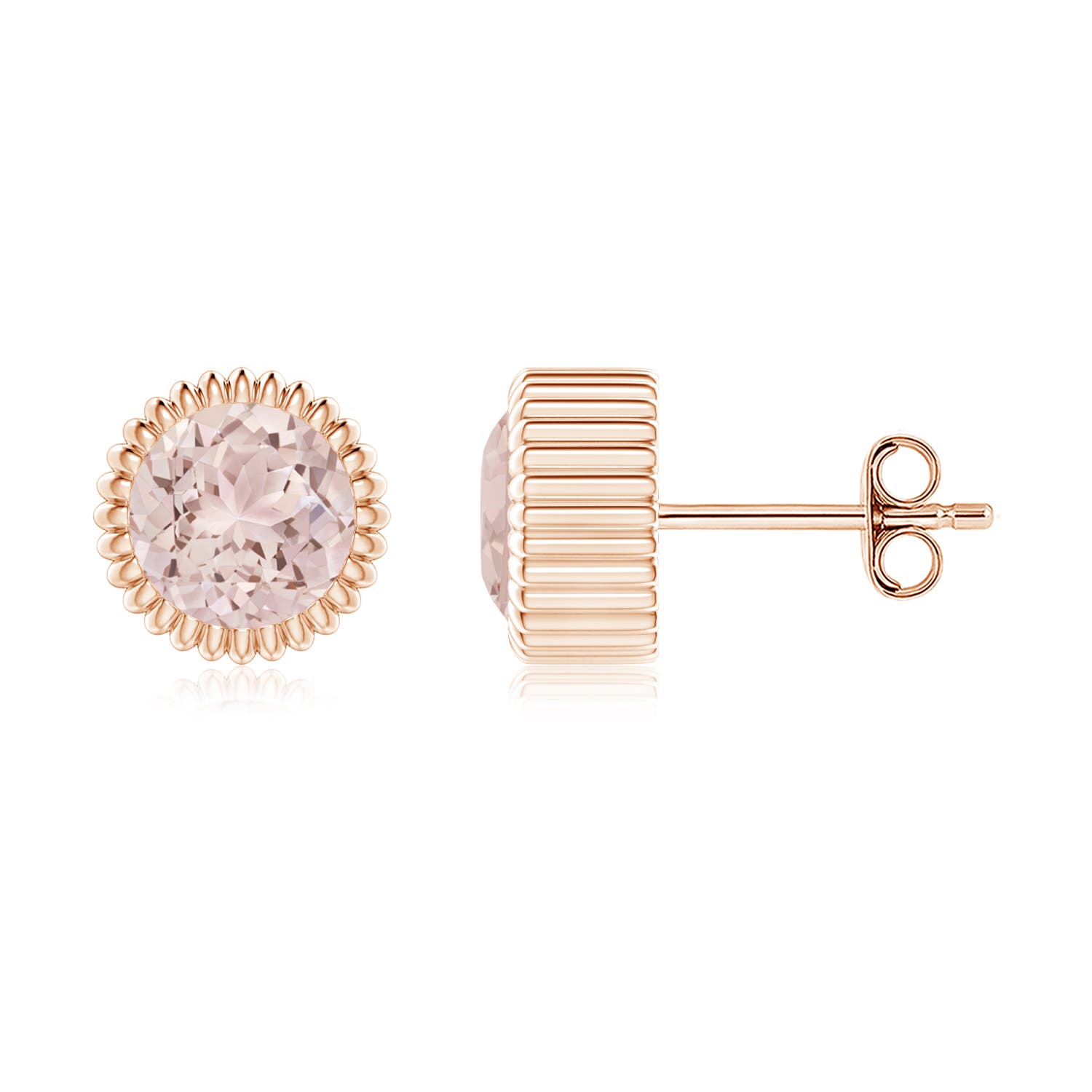 A - Morganite / 1.4 CT / 14 KT Rose Gold