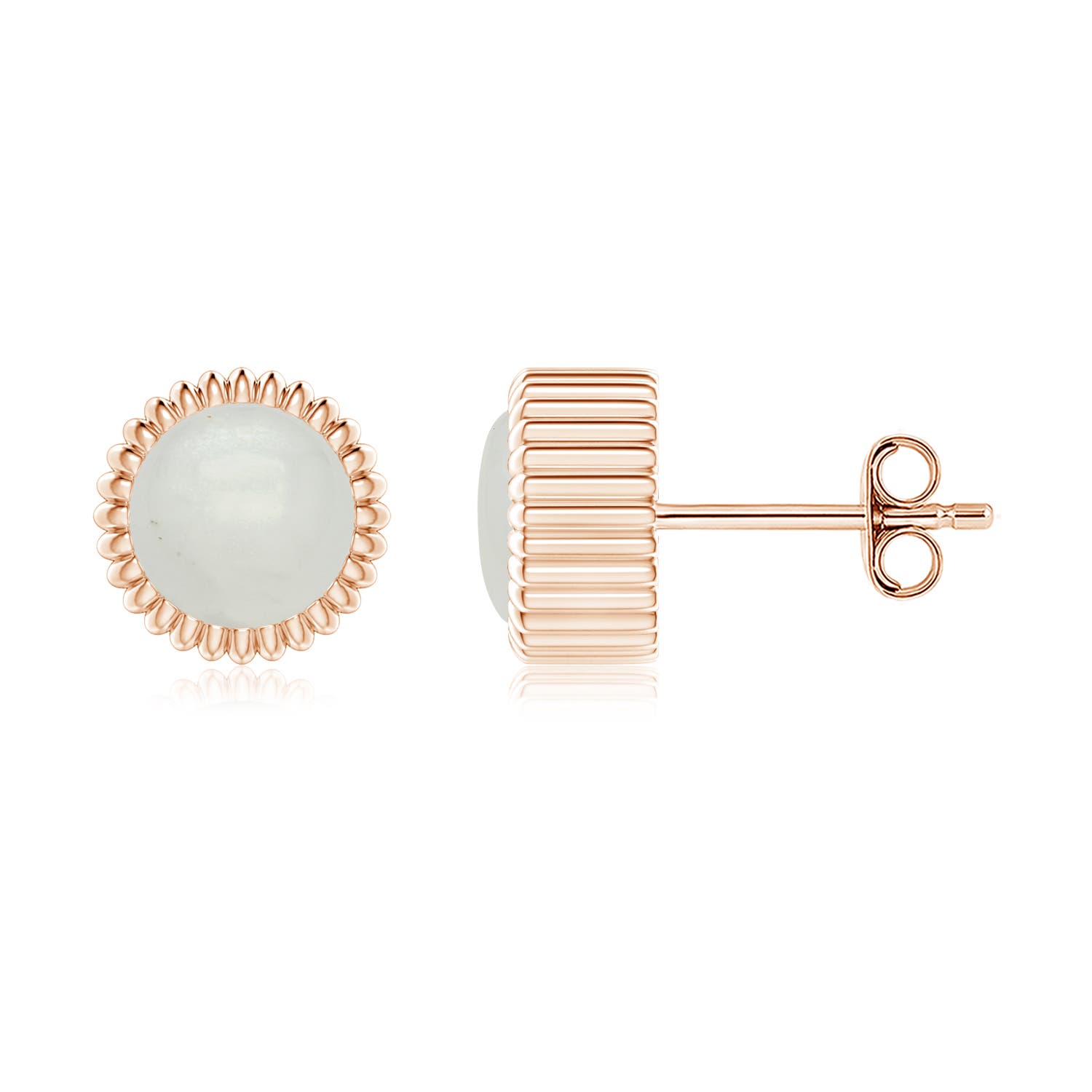 A - Moonstone / 1.6 CT / 14 KT Rose Gold