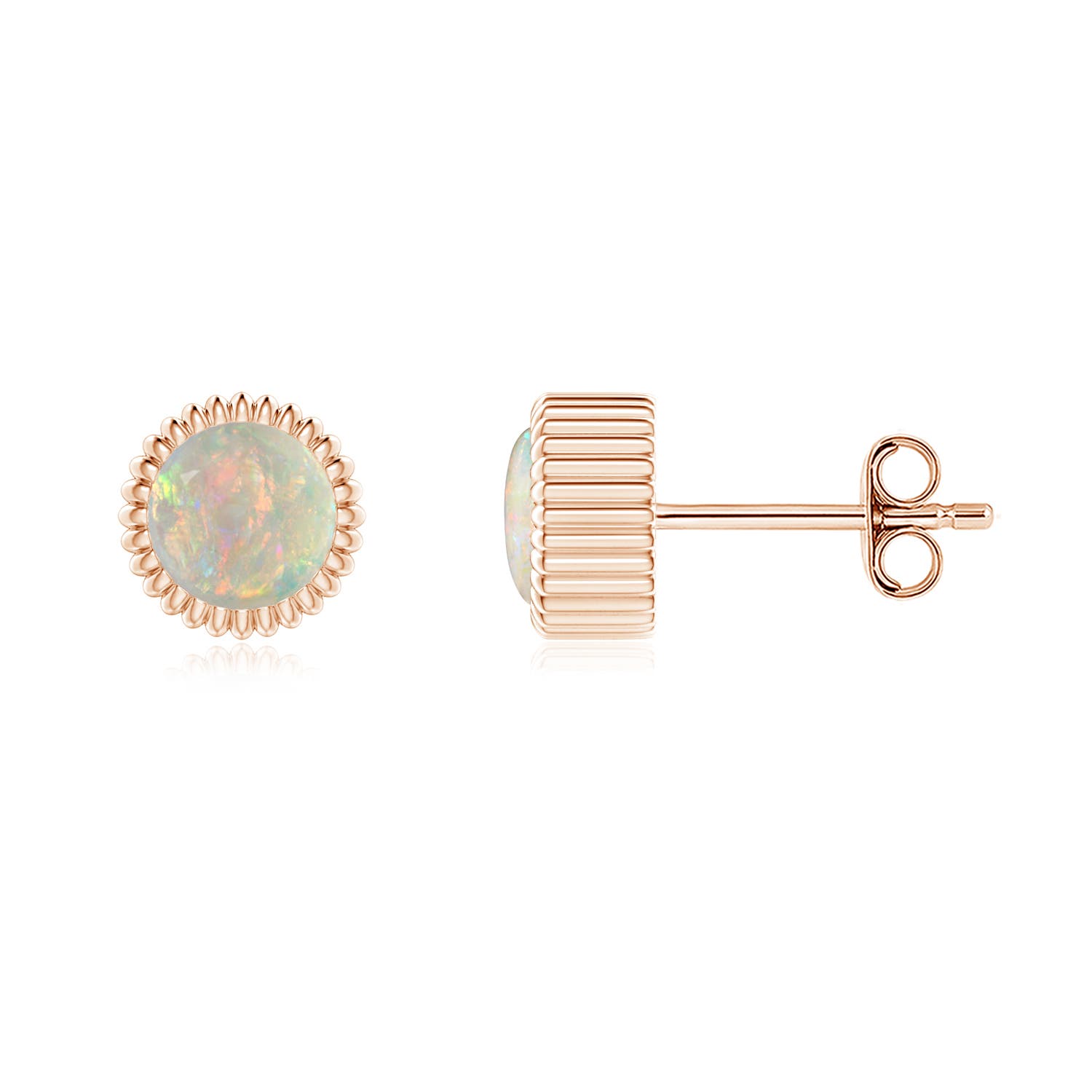 AAAA - Opal / 0.66 CT / 14 KT Rose Gold