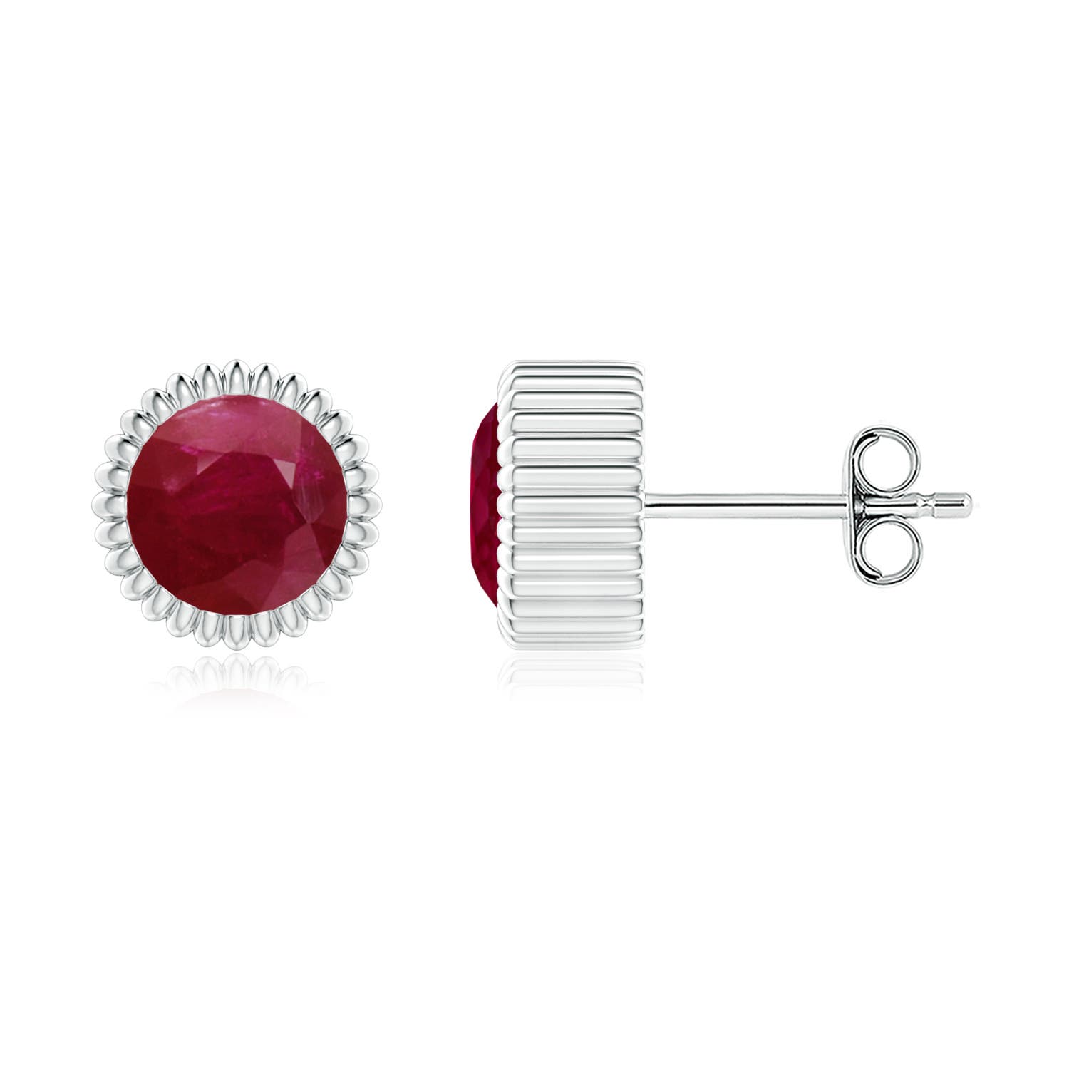 A - Ruby / 2 CT / 14 KT White Gold