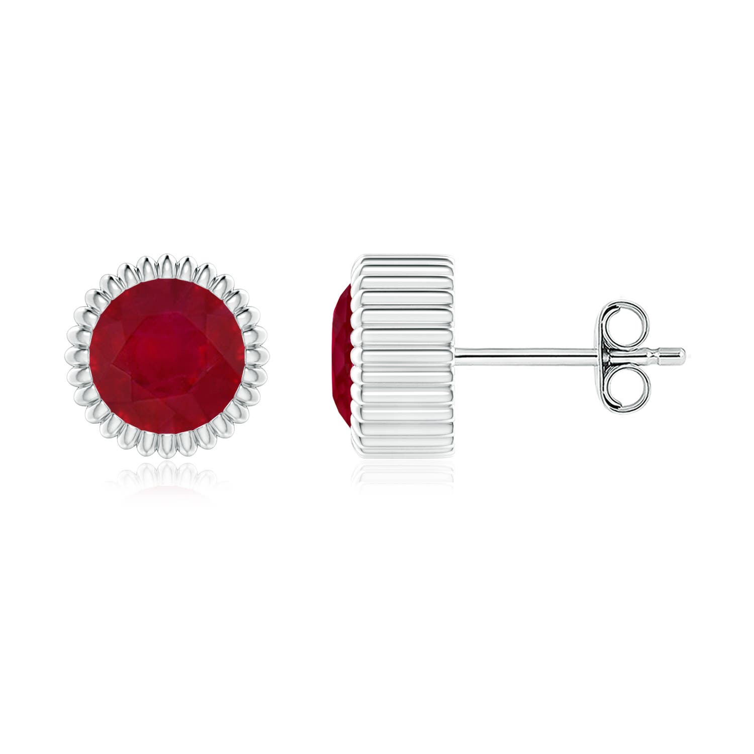 AA - Ruby / 2 CT / 14 KT White Gold