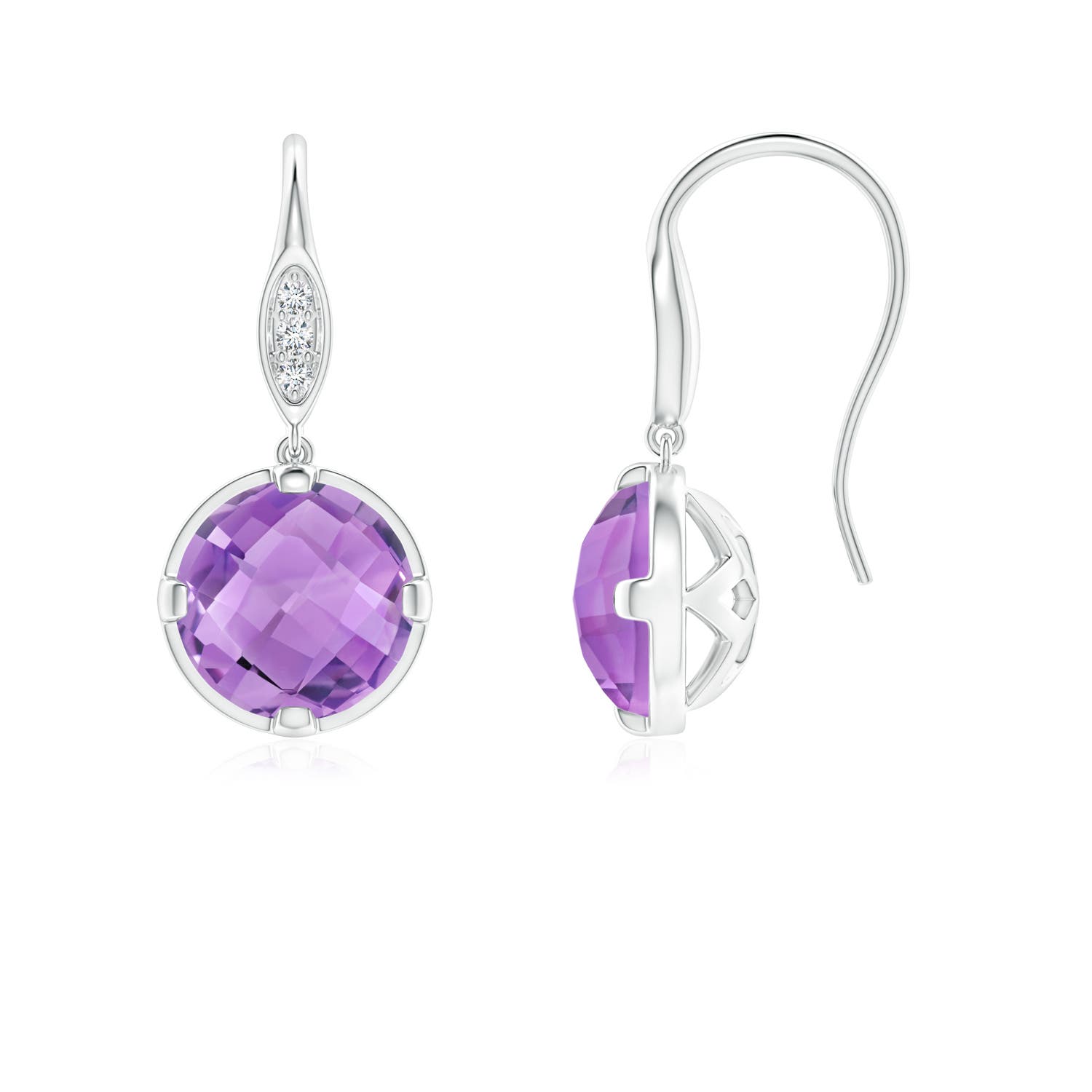 A - Amethyst / 1.41 CT / 14 KT White Gold